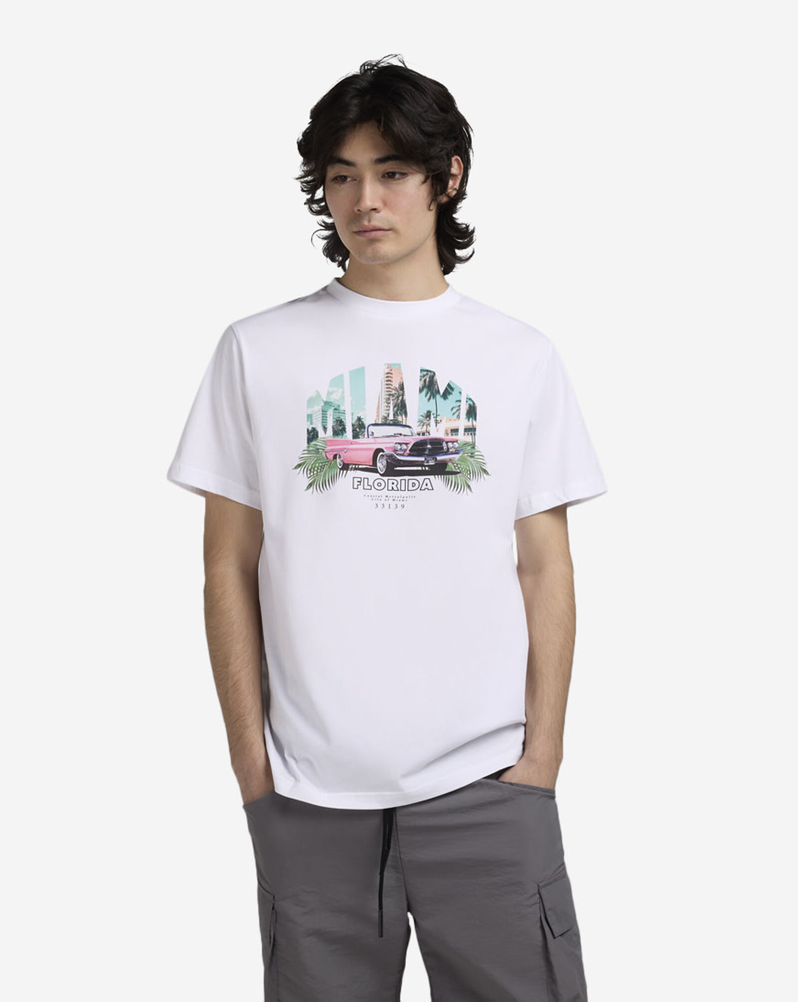 MRT Miami Classic Car Tee White