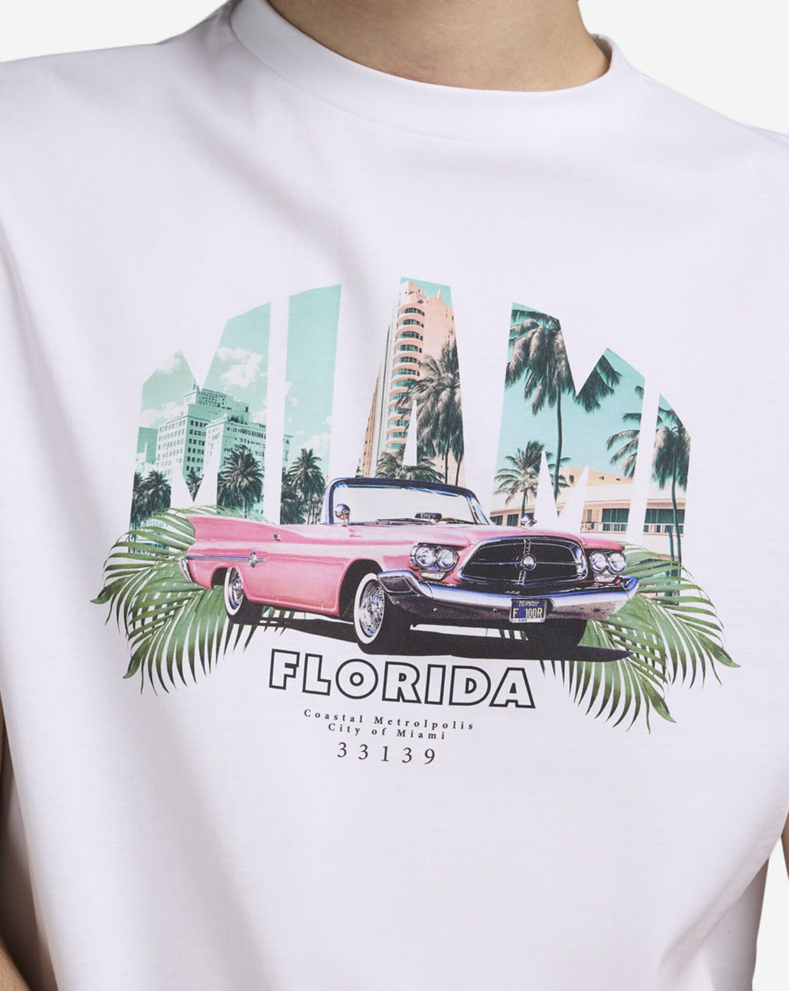MRT Miami Classic Car Tee White