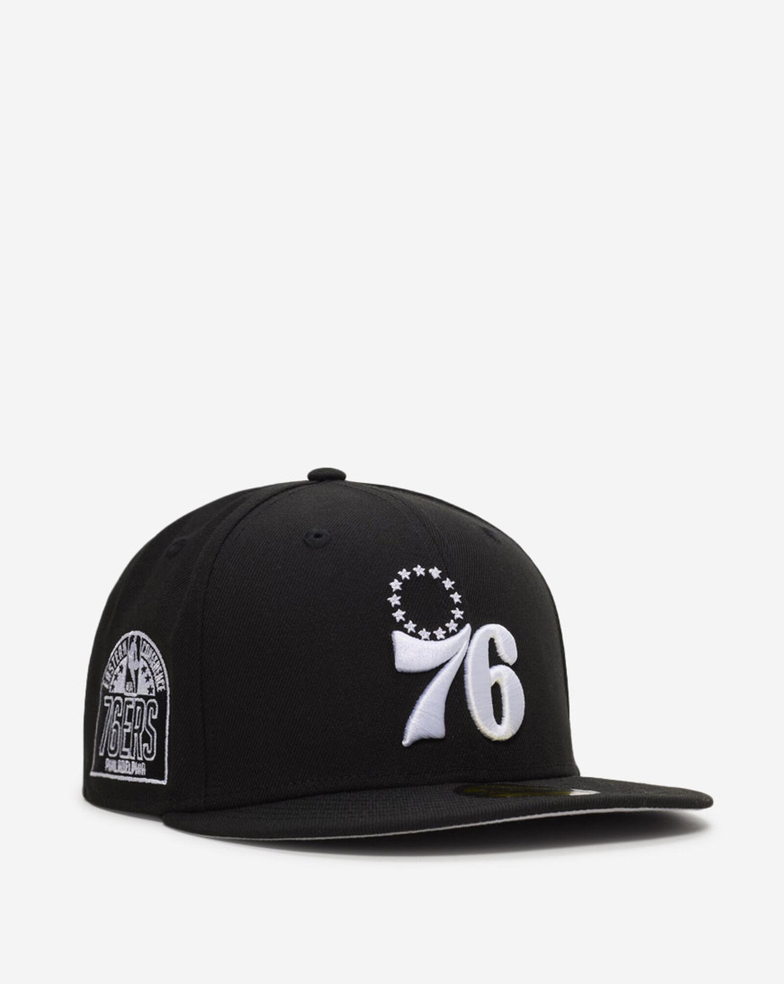 59Fifty Philadelphia 76ers Fitted Hat Black | White