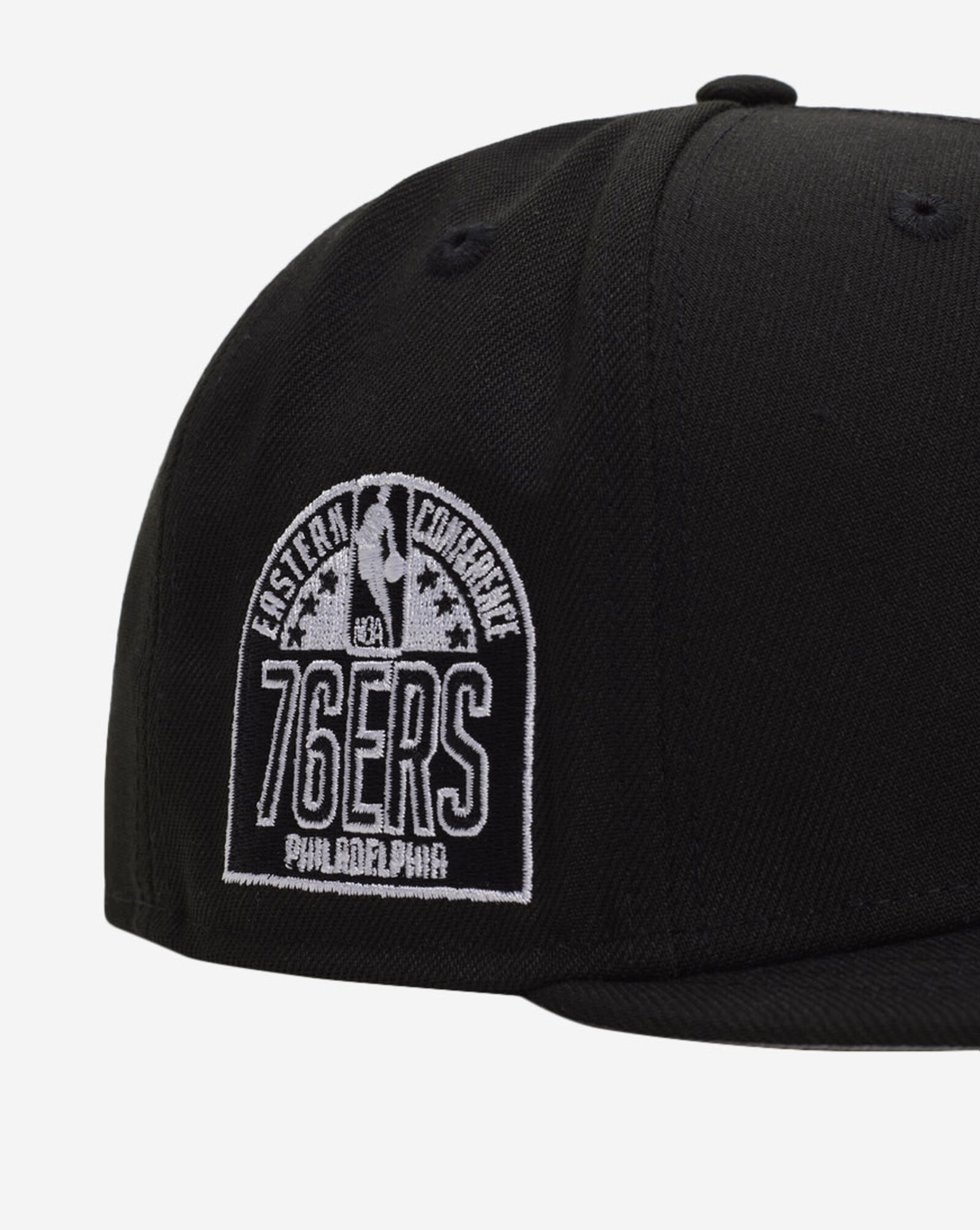 59Fifty Philadelphia 76ers Fitted Hat Black | White