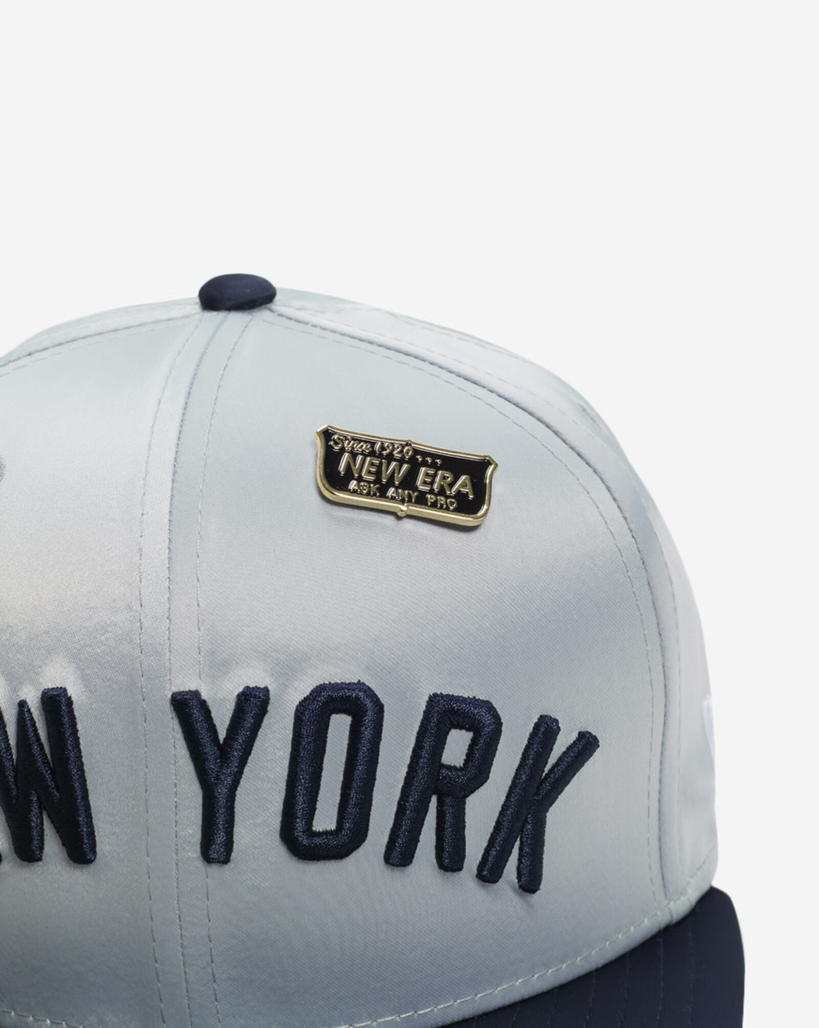 59Fifty New York Yankees Satin Fitted Hat Grey | Navy