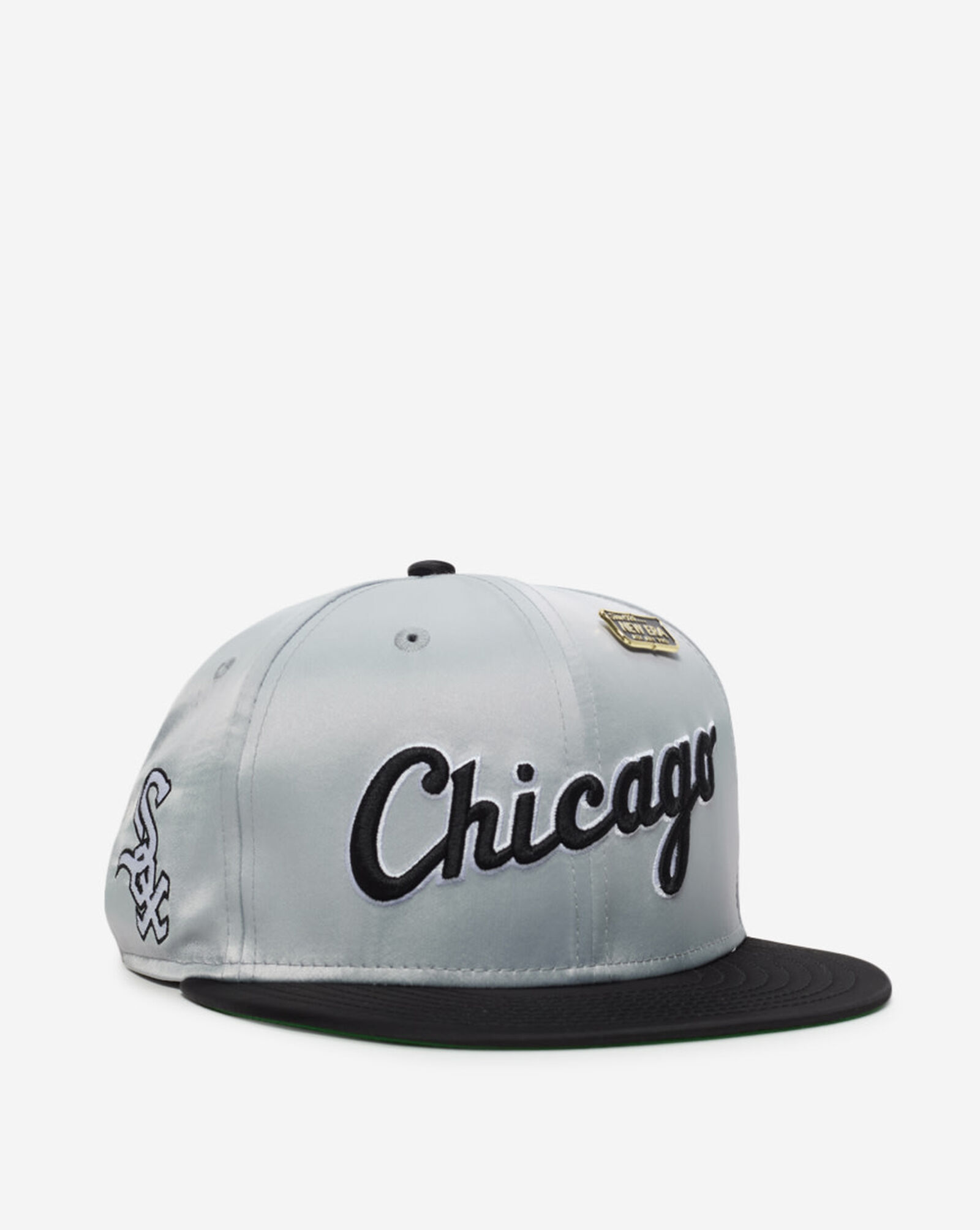 59Fifty Chicago White Sox Satin Fitted Hat Grey | Black