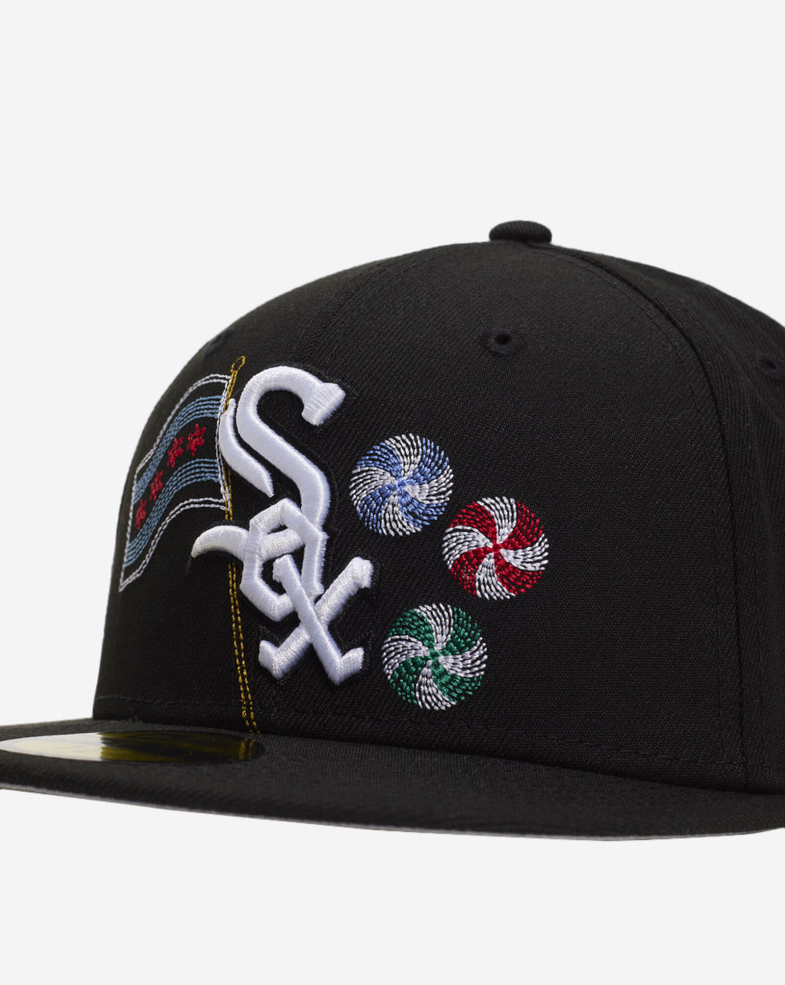 59Fifty Chicago White Sox State Stitch Fitted Hat Black