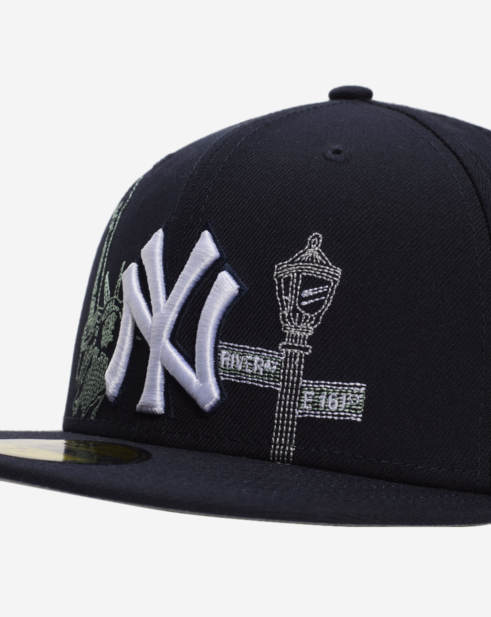 59Fifty New York Yankees State Stitch Fitted Hat Navy