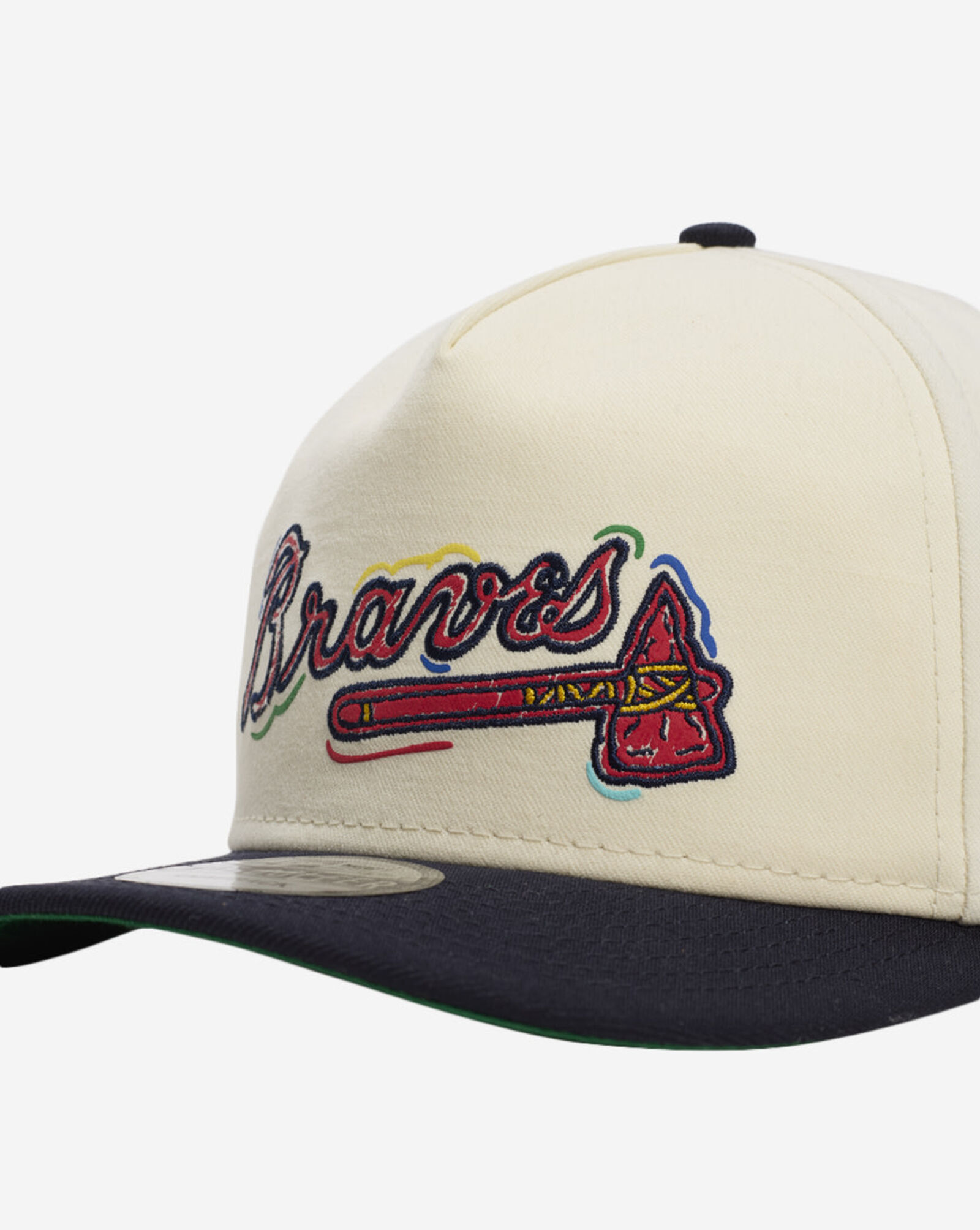 9Fifty Atlanta Braves Scribble Golfer Snapback Hat White