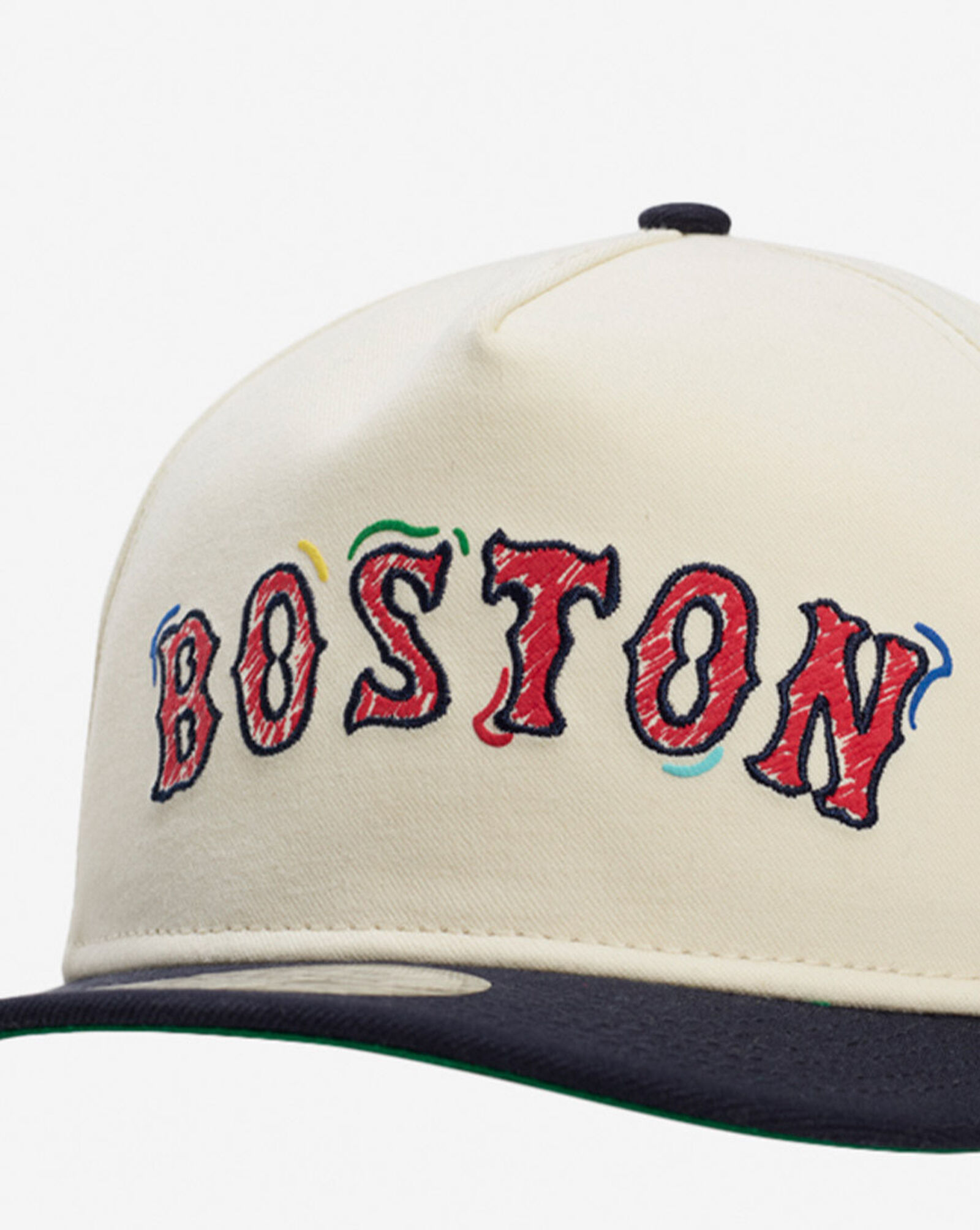 9Fifty Boston Red Sox Scribble Golfer Snapback Hat White