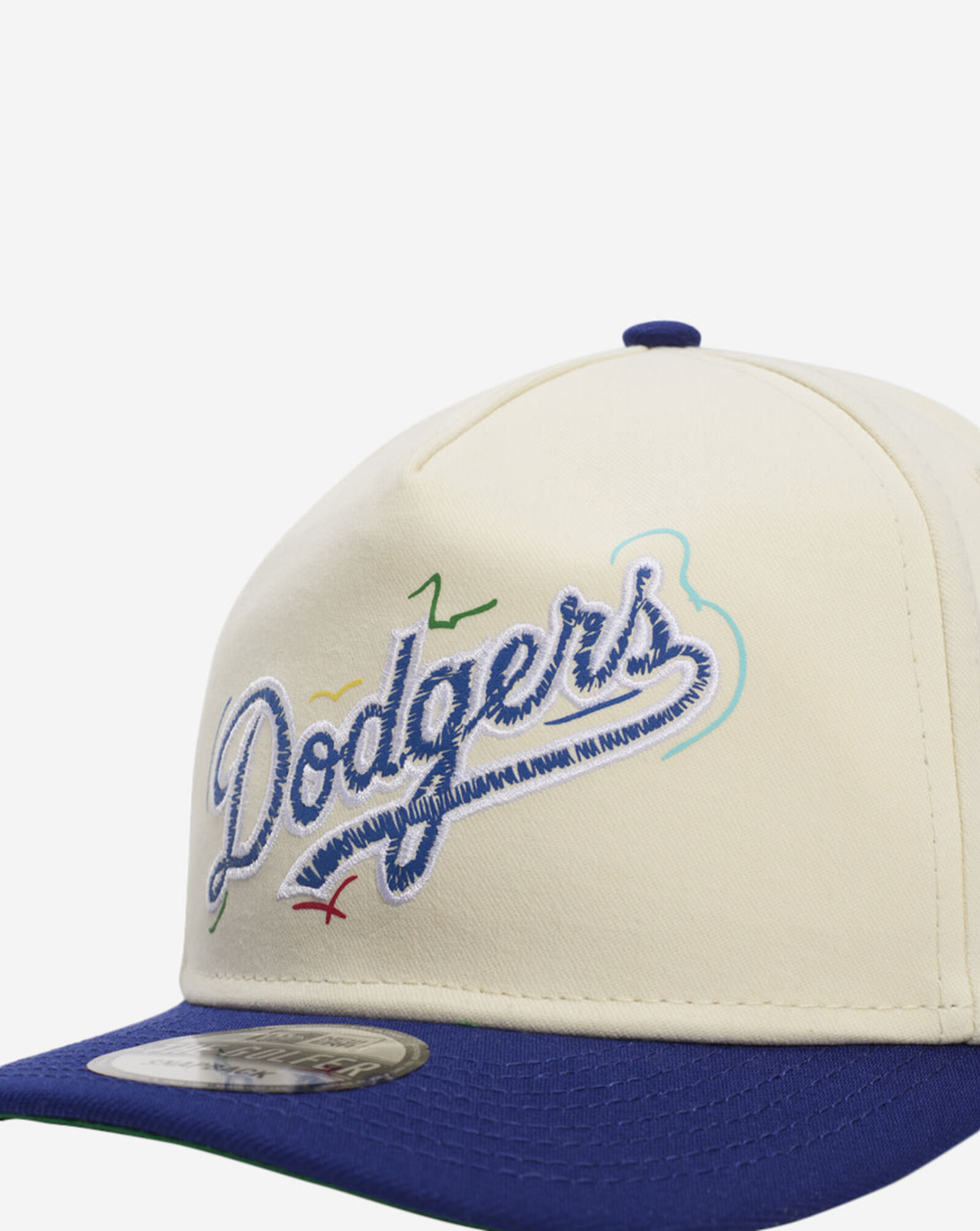 9Fifty Los Angeles Dodgers Scribble Golfer Snapback Hat White