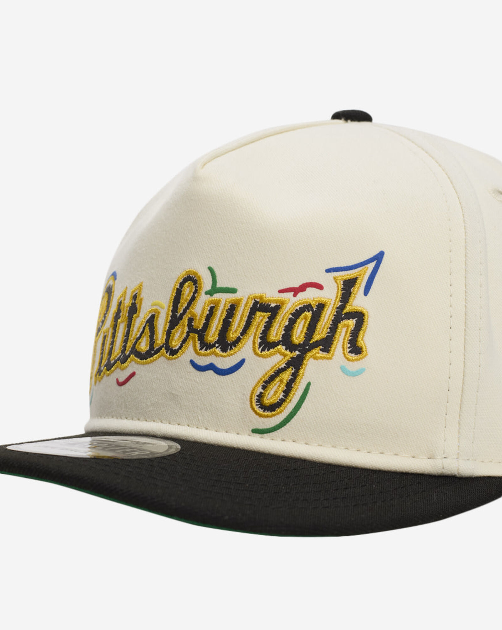 9Fifty Pittsburgh Pirates Scribble Golfer Snapback Hat White