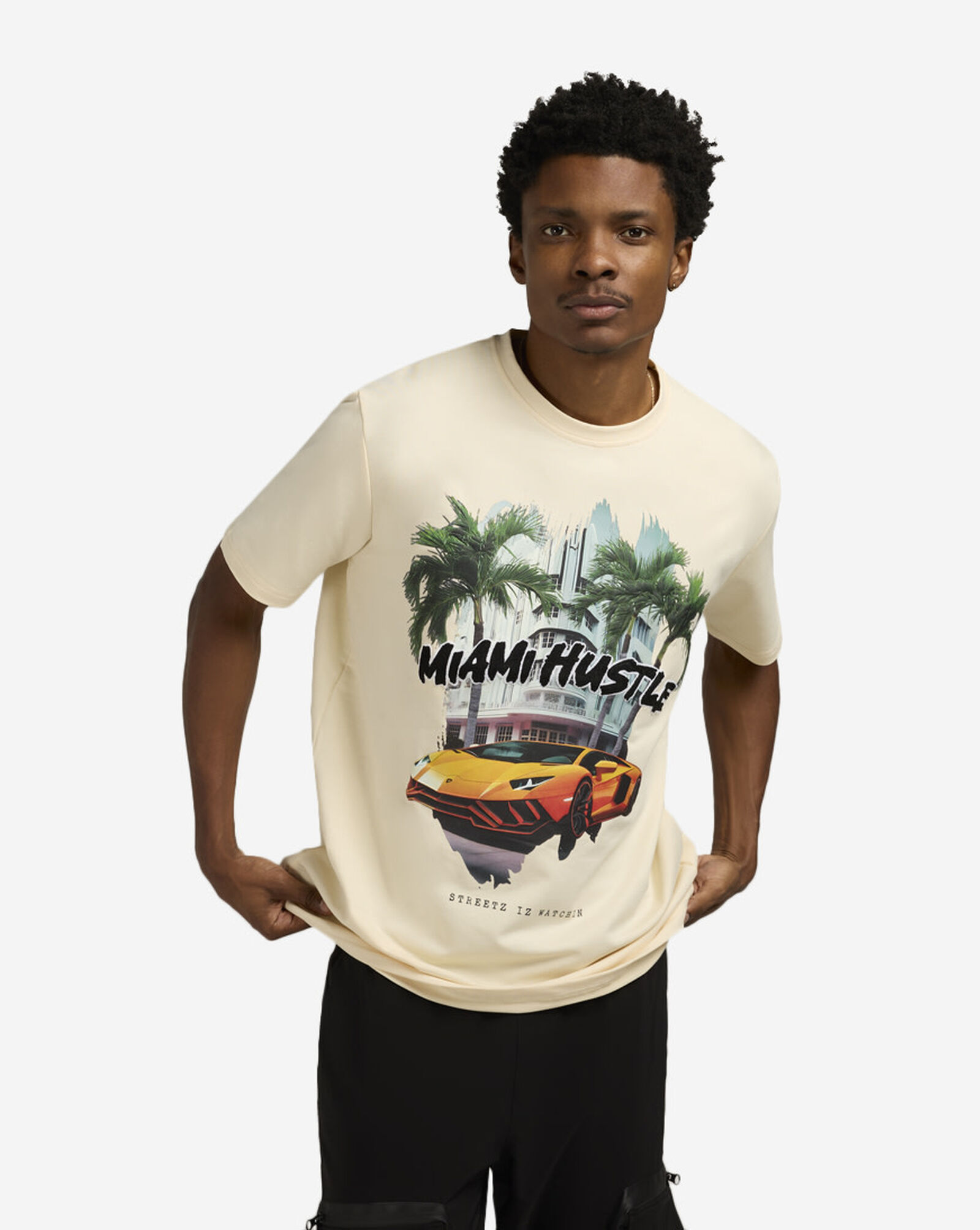 Miami Hustle Tee Cream