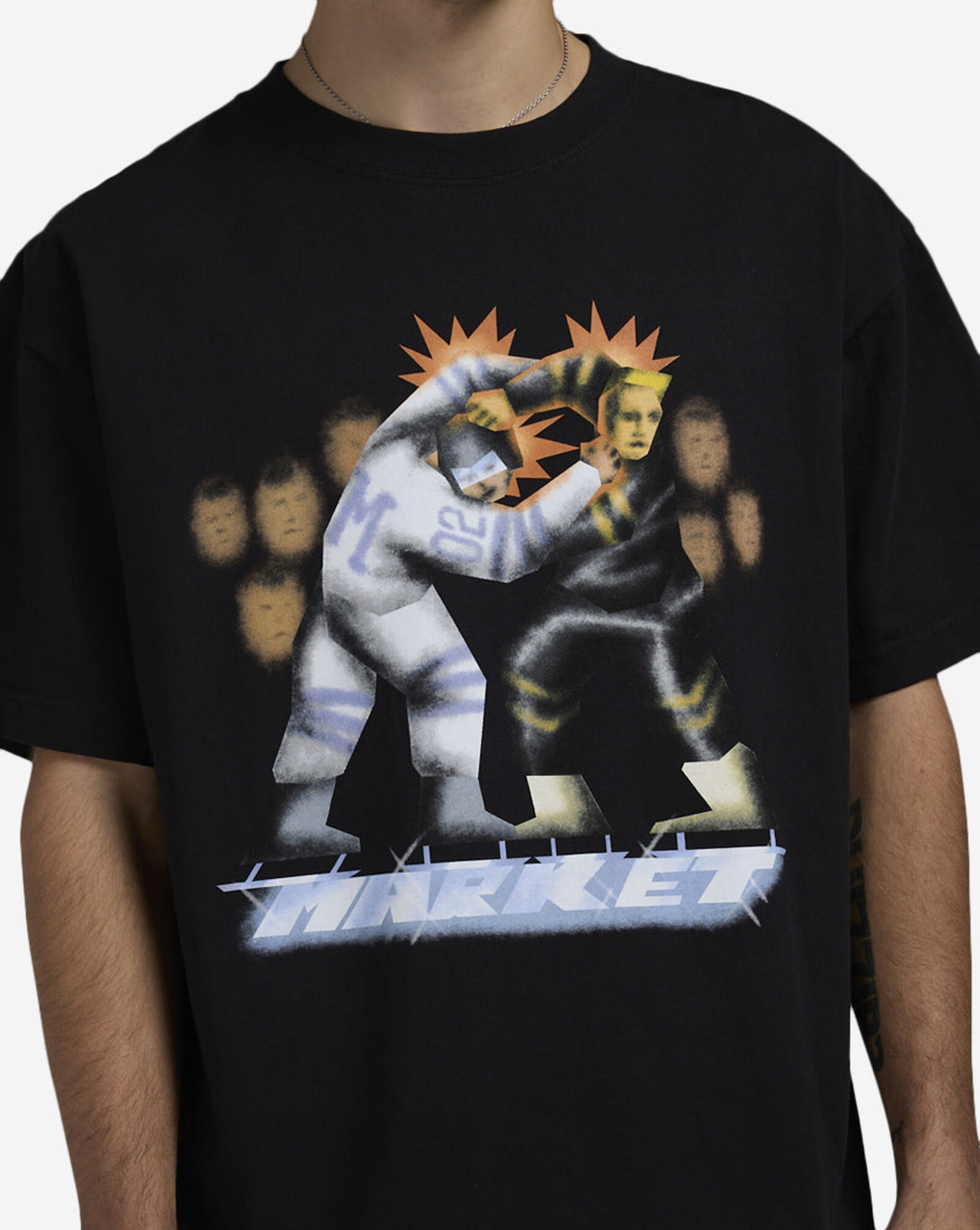 Put The Gloves Down T-Shirt Black