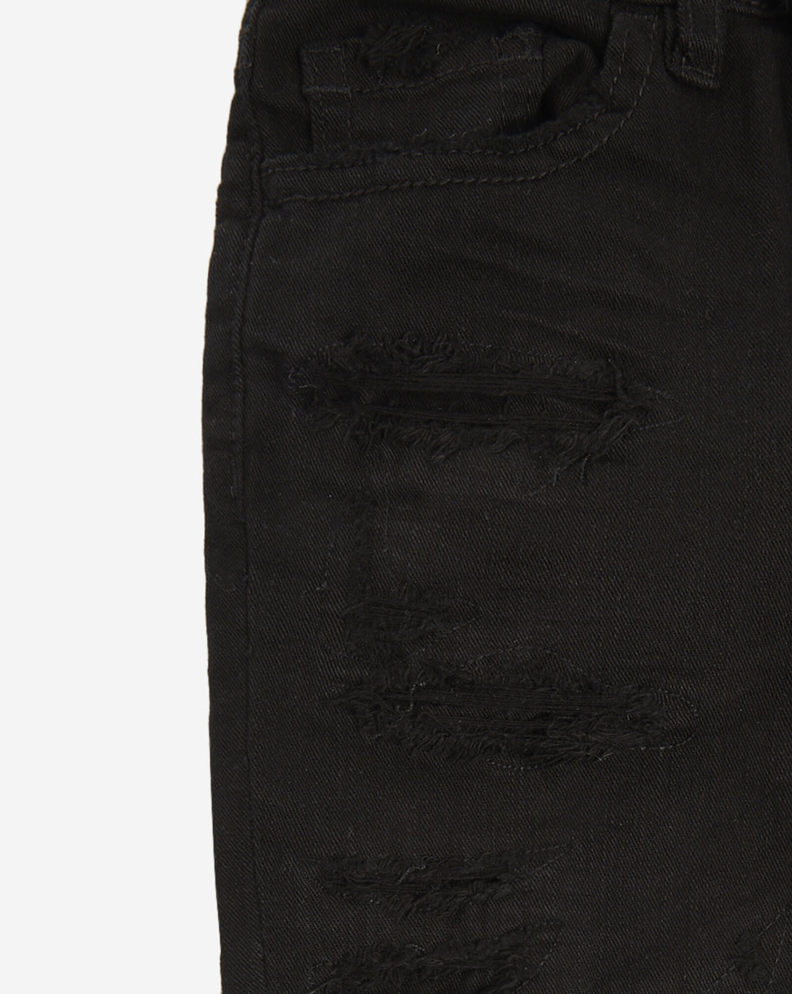 Kids' Clean Distressed Slim Fit Jeans (2-7) Black