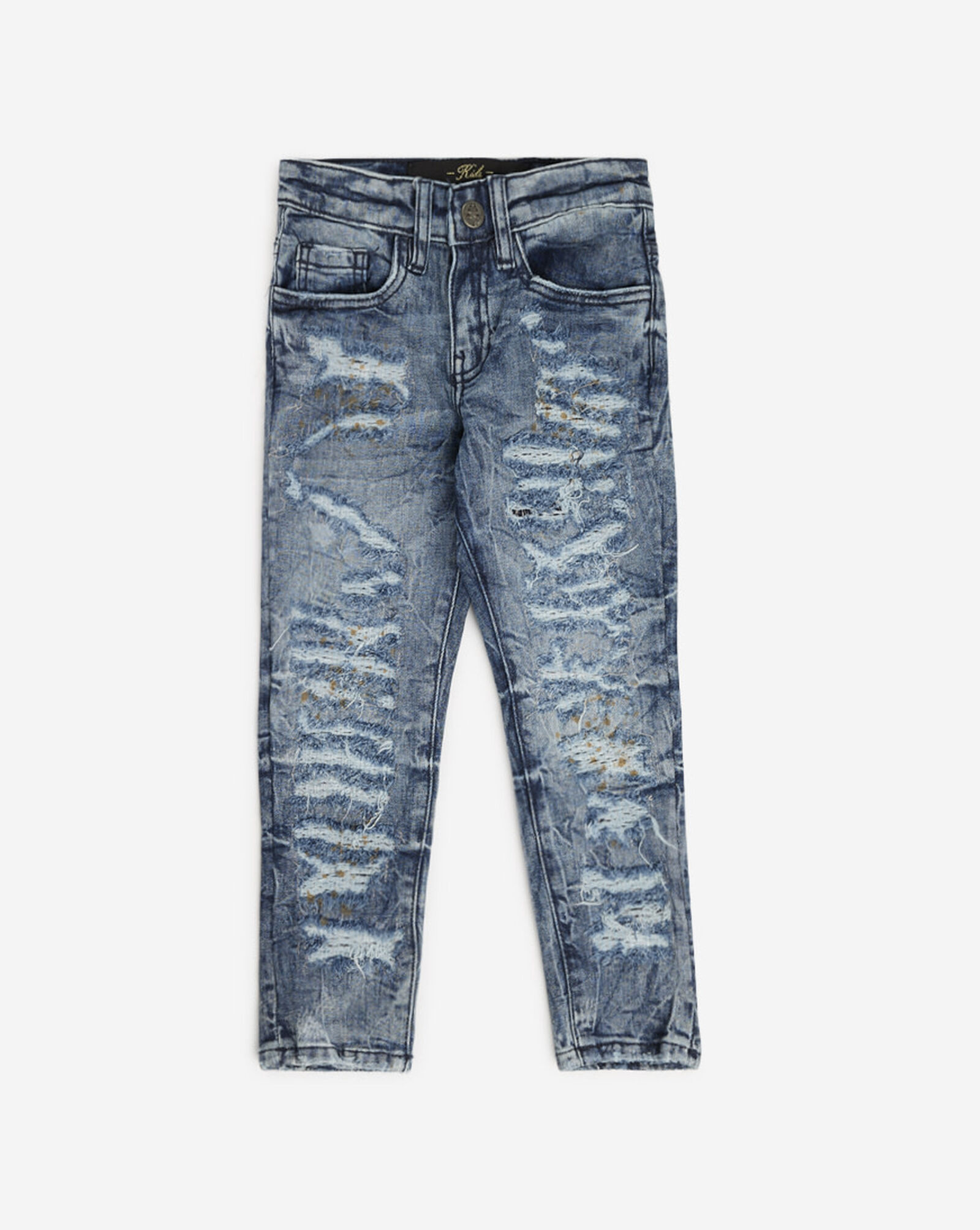 Kids' Distressed Slim Fit Jeans (2-7) Blue