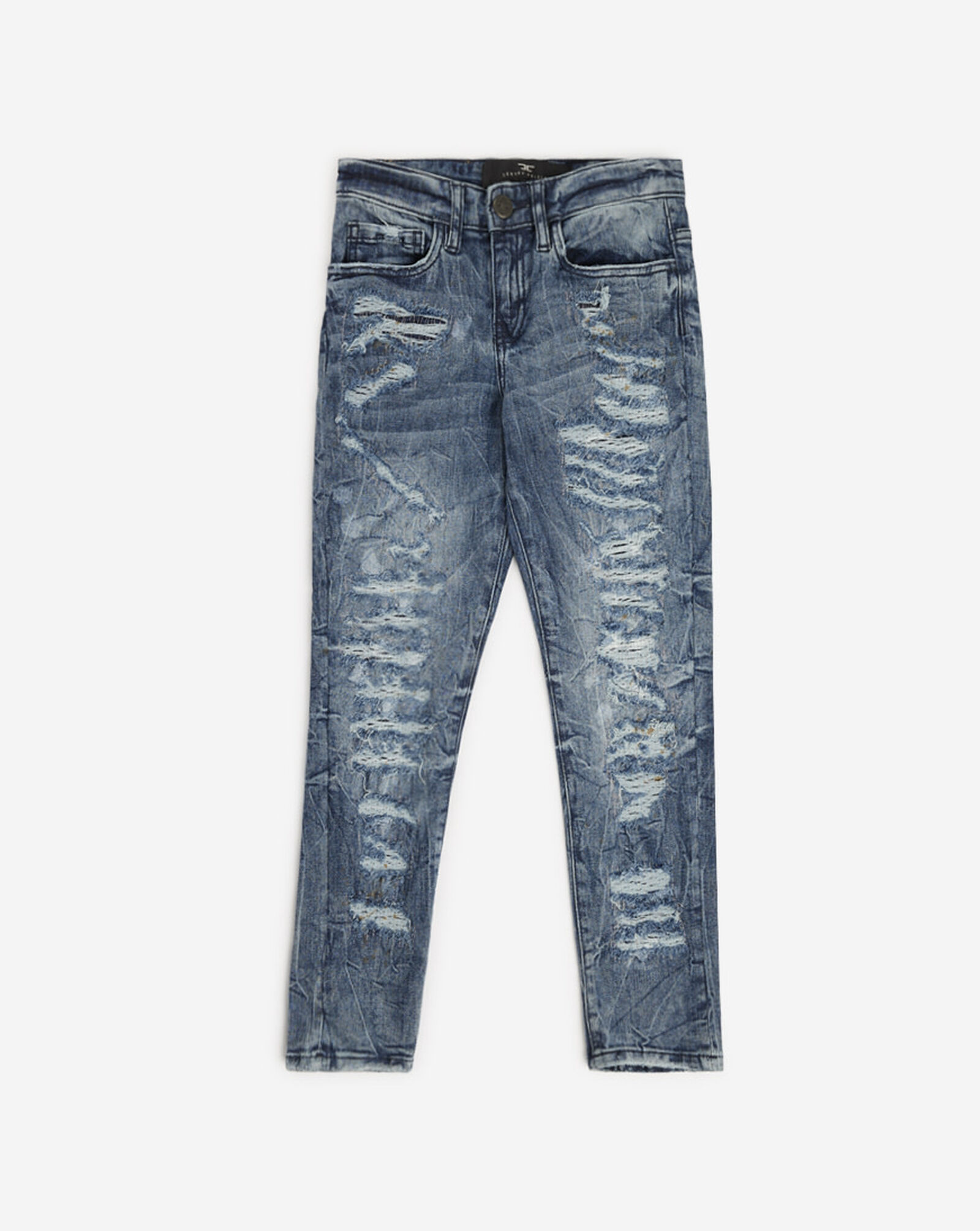 Kids' Distressed Slim Fit Jeans (8-16) Blue