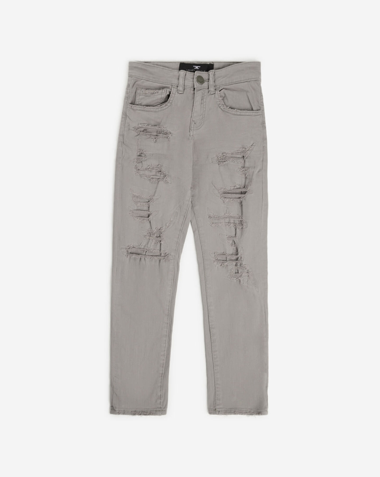 Kids' Clean Distressed Slim Fit Jeans (8-16) Light Grey