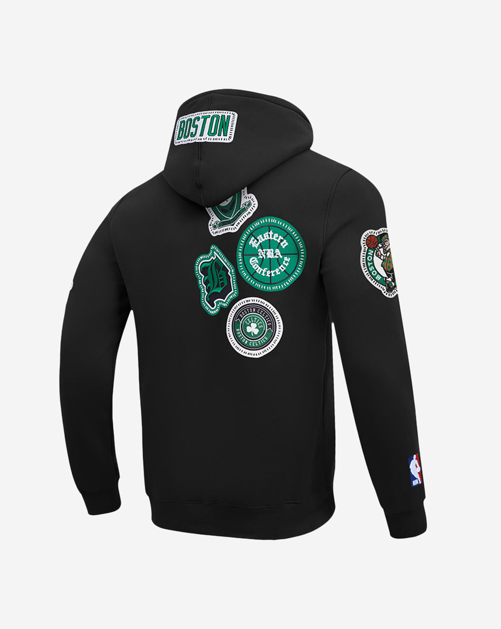 Boston Celtics Pick Stitch Hoodie Black 3 Boston Celtics Pick Stitch Hoodie Black