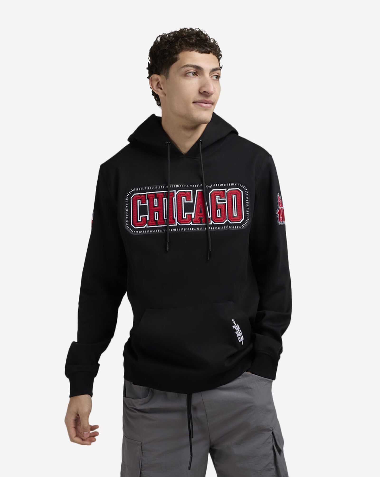 Chicago Bulls Pick Stitch Hoodie Black