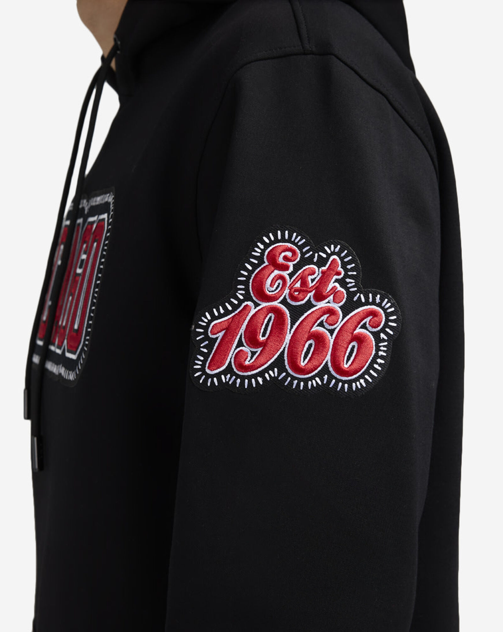 Chicago Bulls Pick Stitch Hoodie Black