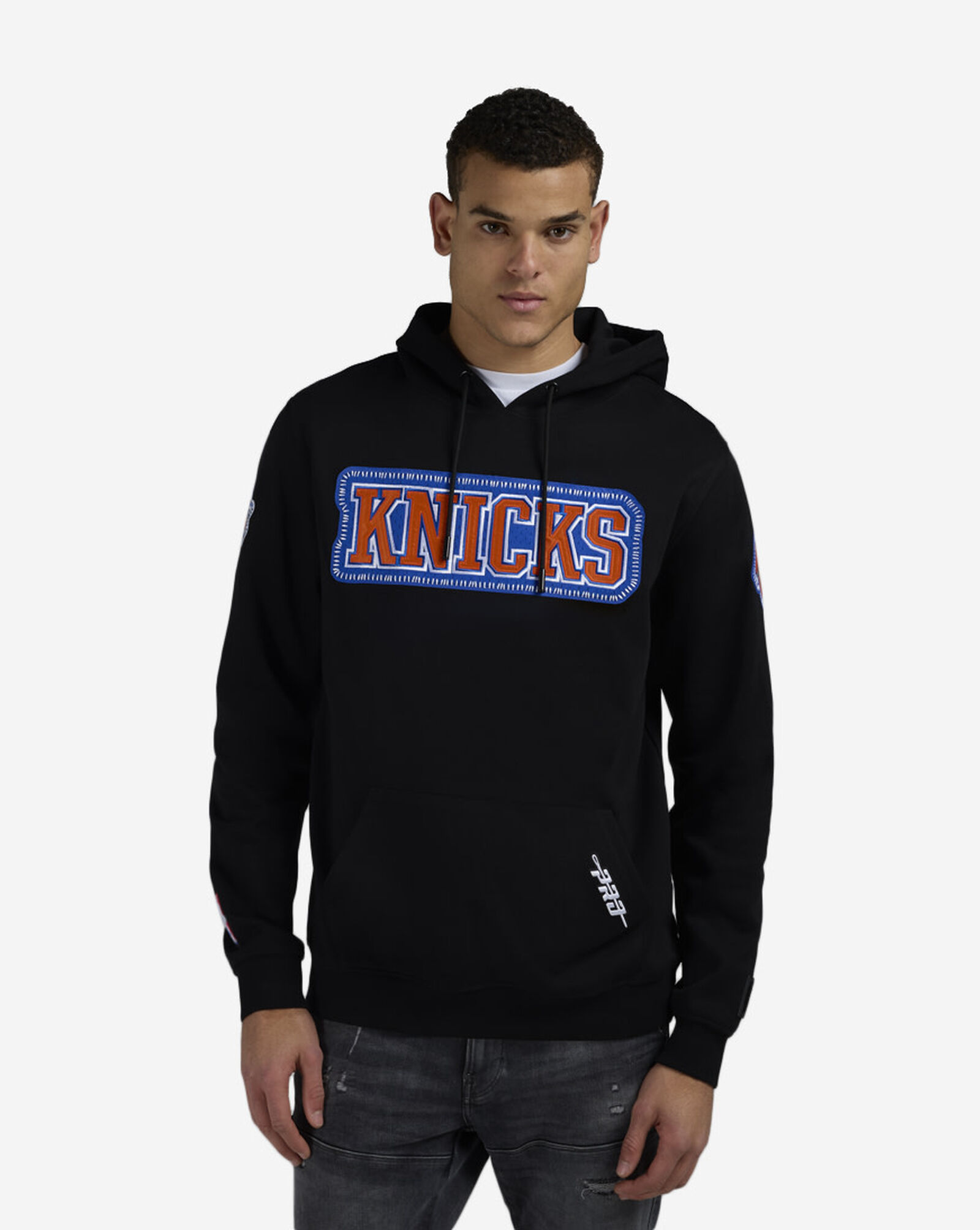 New York Knicks Pick Stitch Hoodie Black