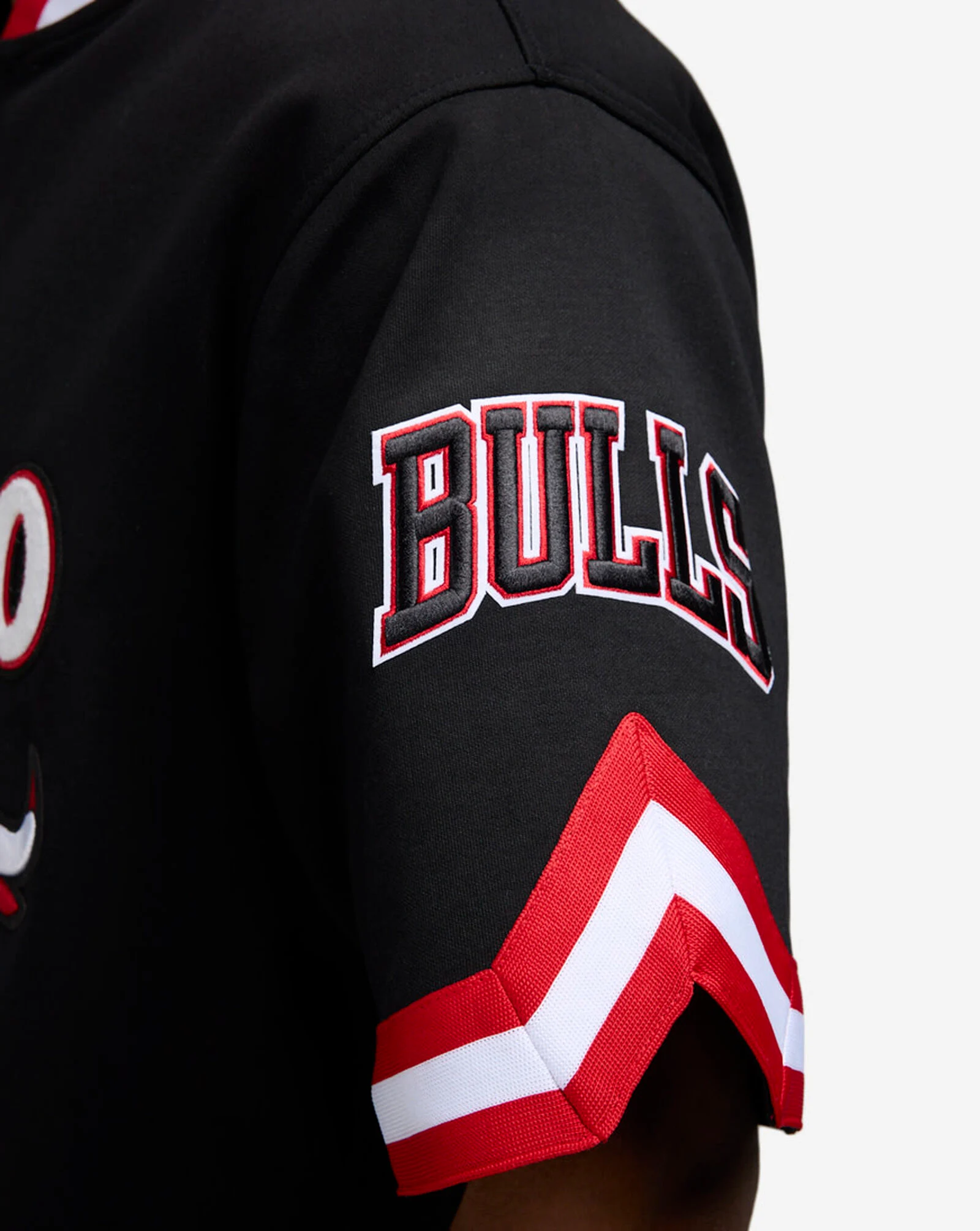 Chicago Bulls Warmup Jacket Black | Red
