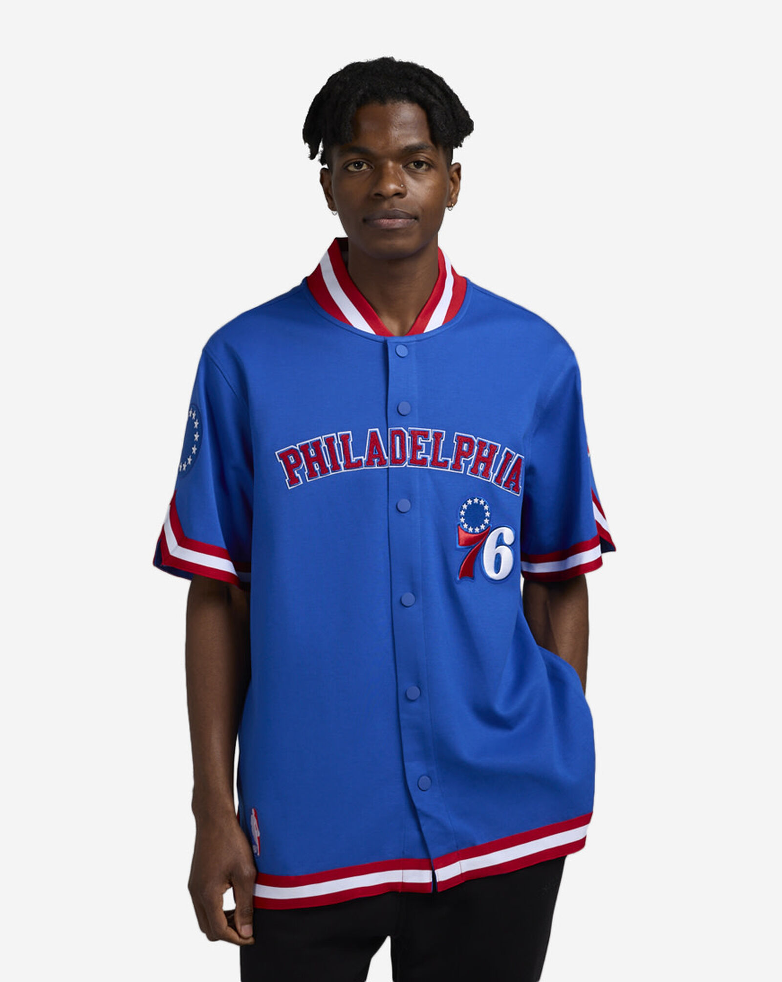 Philadelphia 76ers Warmup Jacket Blue | Red