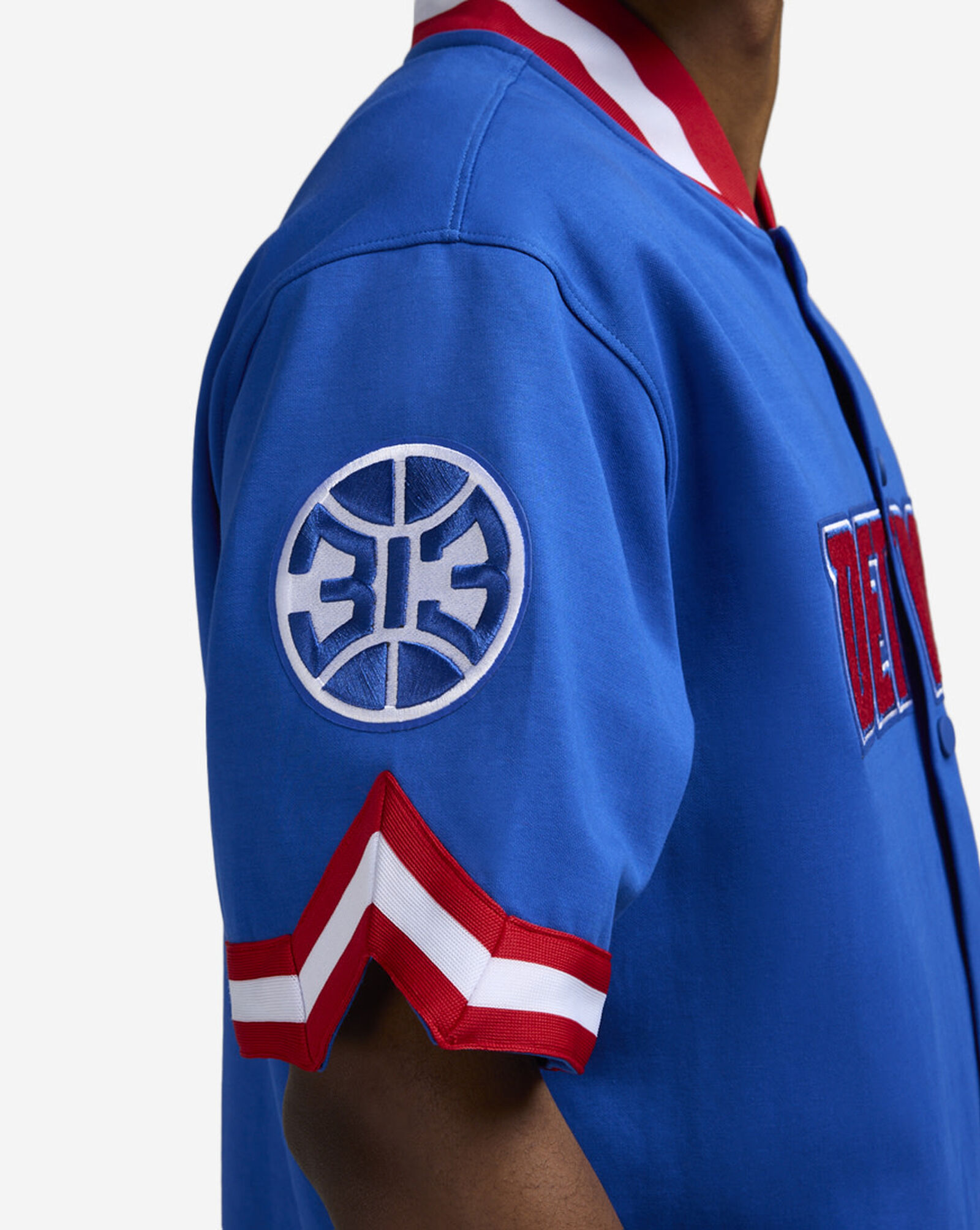 Detroit Pistons Warmup Jacket Blue | Red 4 Detroit Pistons Warmup Jacket Blue | Red
