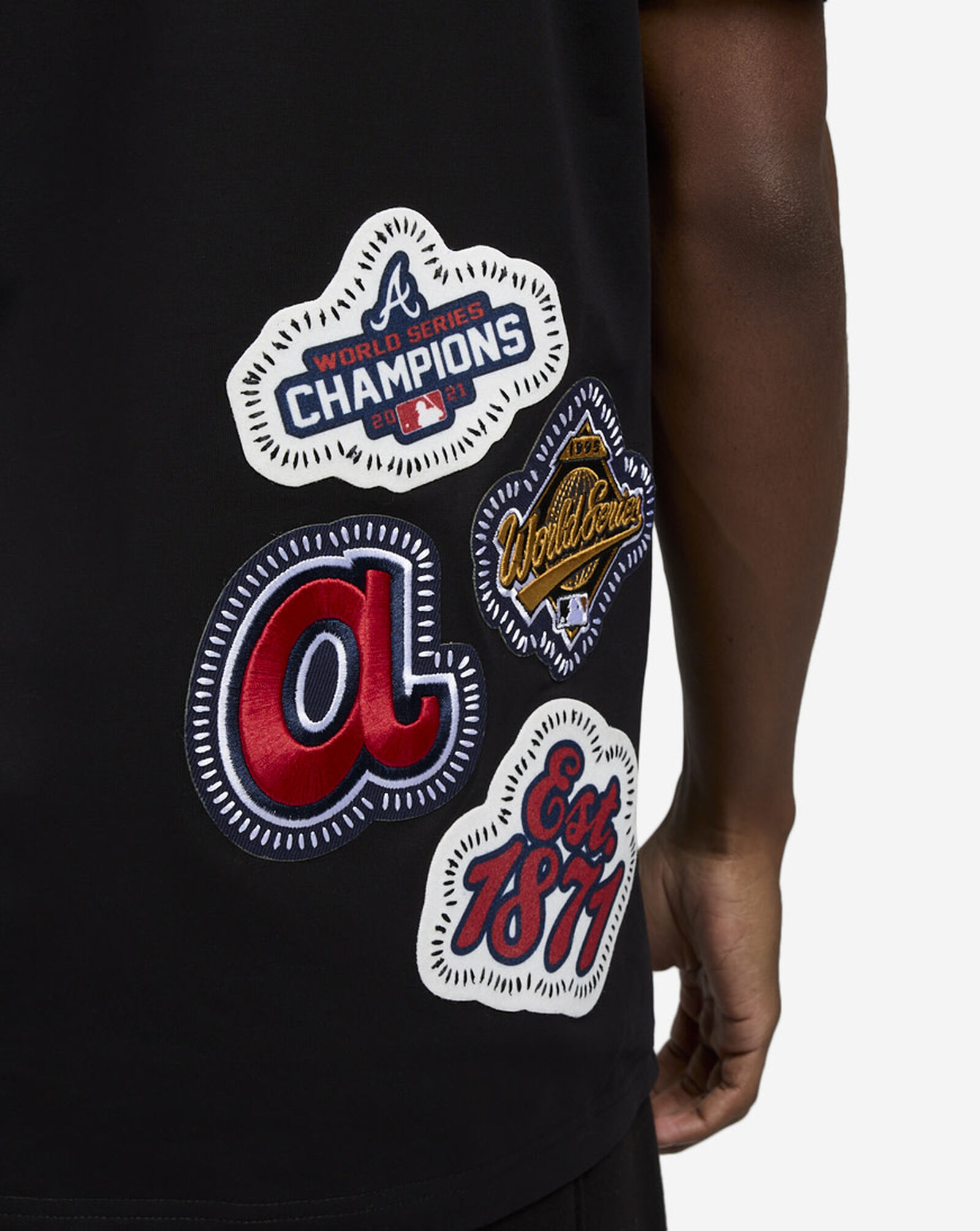 Atlanta Braves Tee Black 3 Atlanta Braves Tee Black
