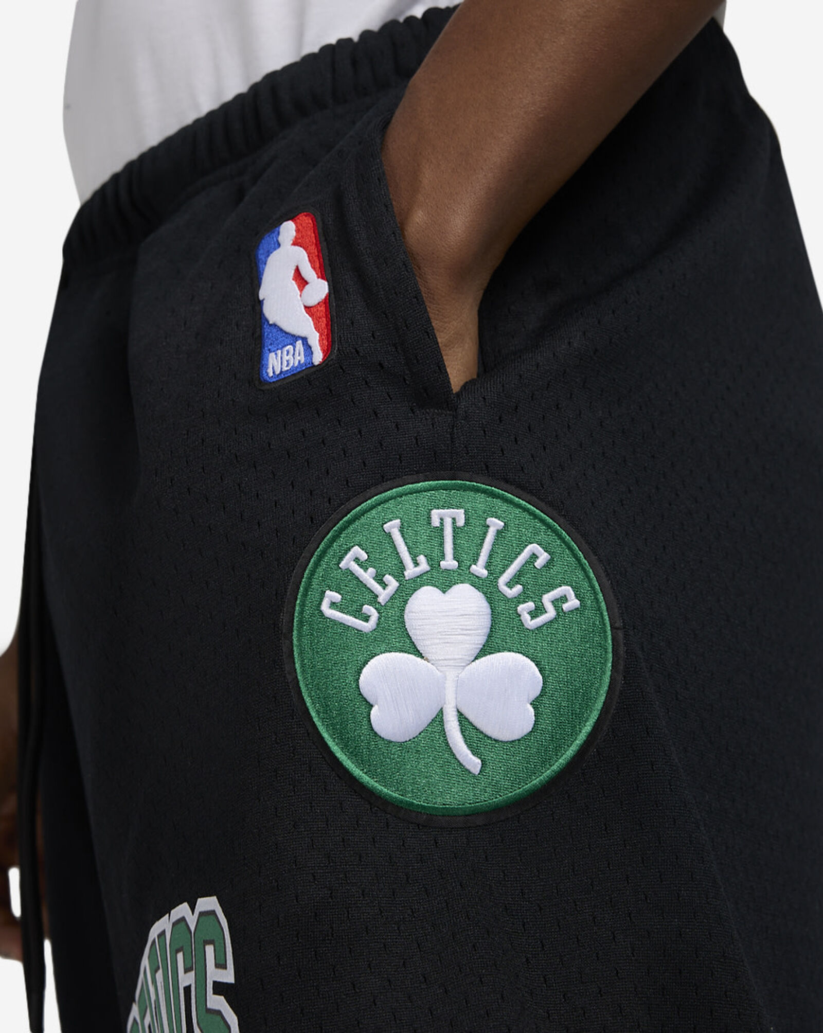 Boston Celtics Mesh Shorts Black 3 Boston Celtics Mesh Shorts Black