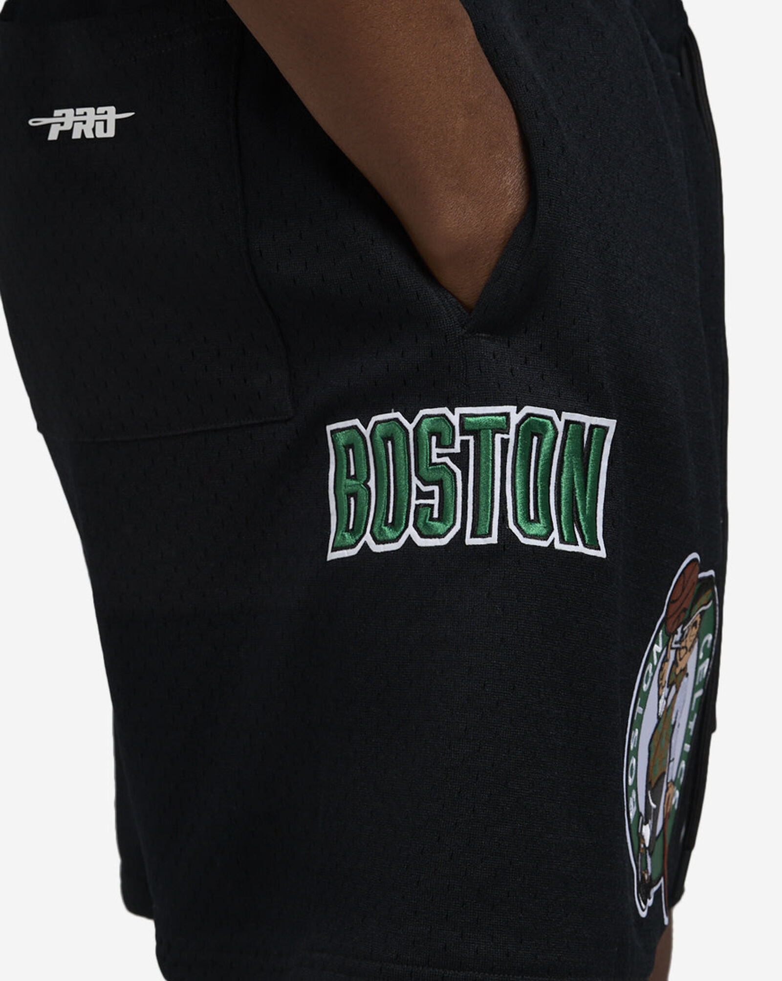 Boston Celtics Mesh Shorts Black 4 Boston Celtics Mesh Shorts Black