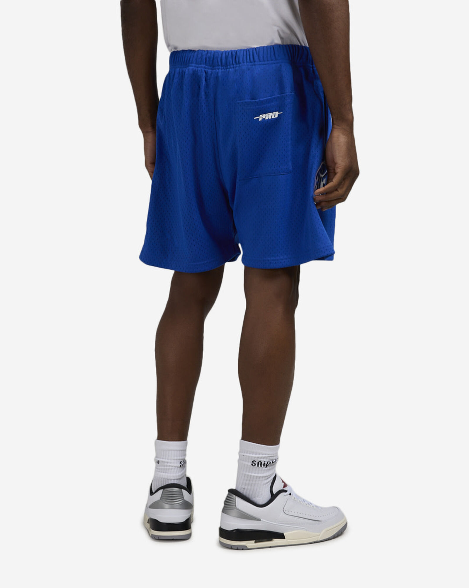 Detroit Pistons Mesh Shorts Blue