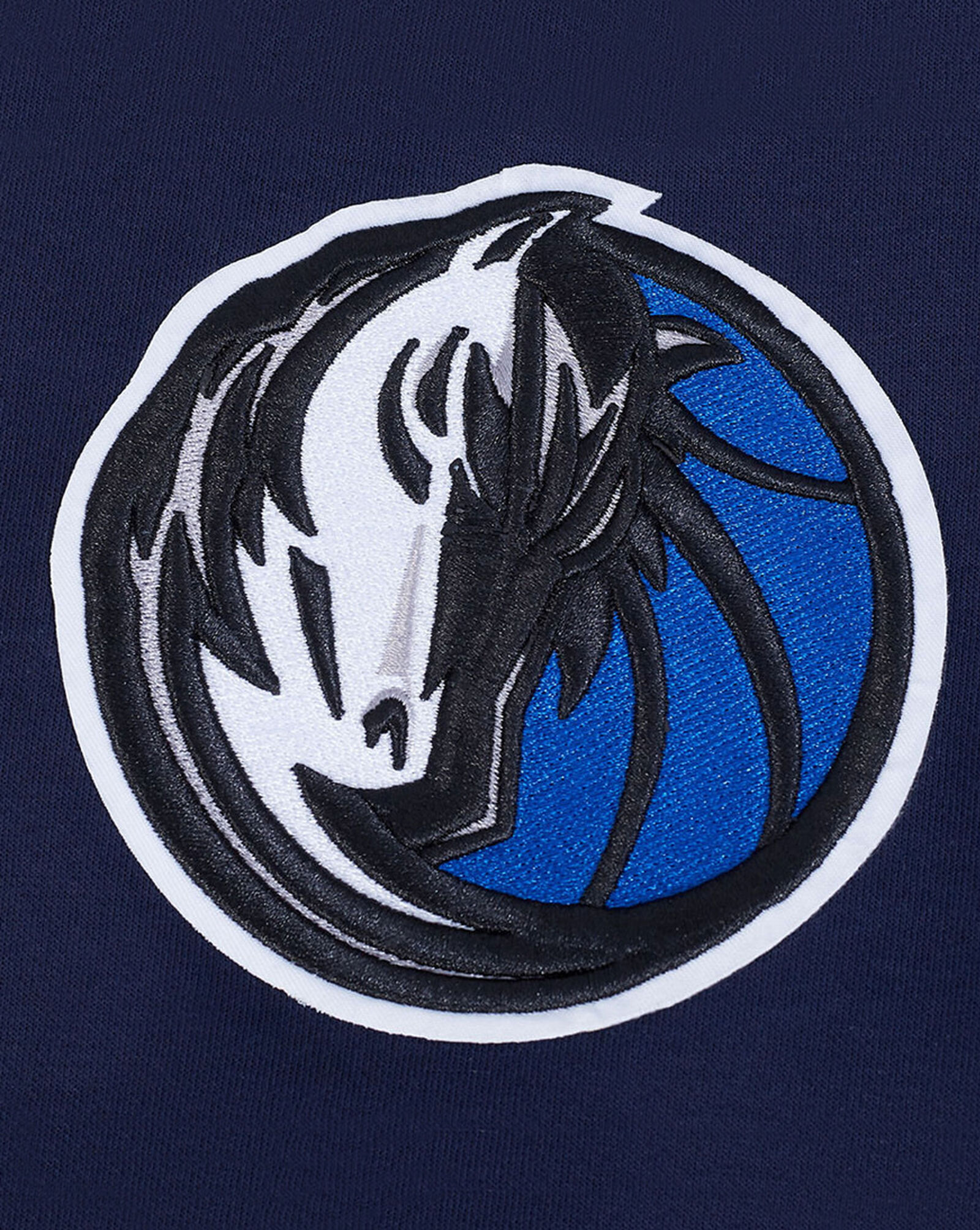 Dallas Mavericks Warmup Jacket Navy Blue | White