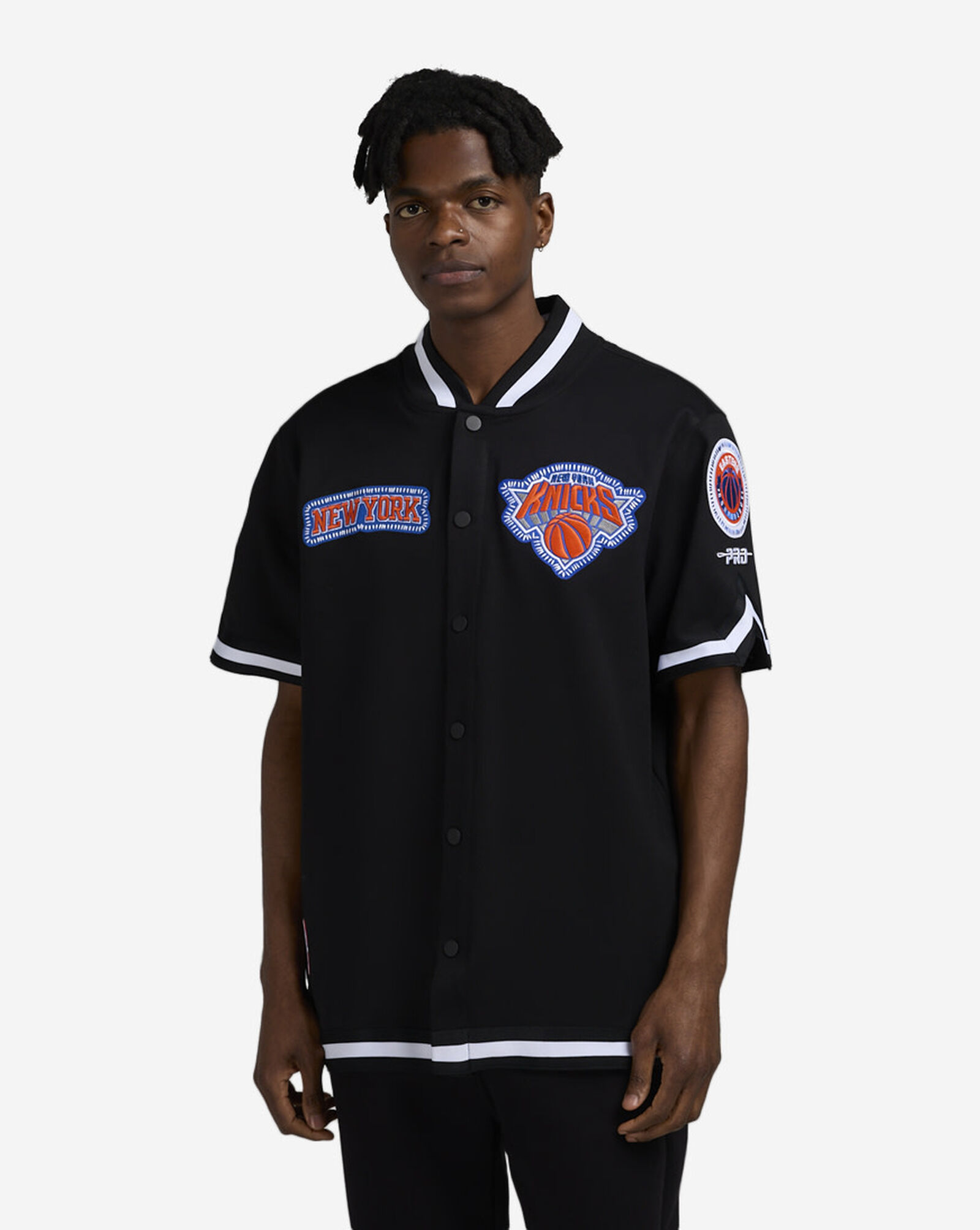 New York Knicks Warmup Jacket Black