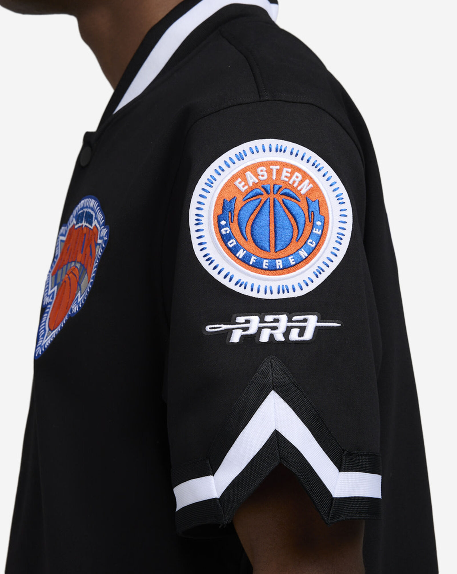New York Knicks Warmup Jacket Black 3 New York Knicks Warmup Jacket Black