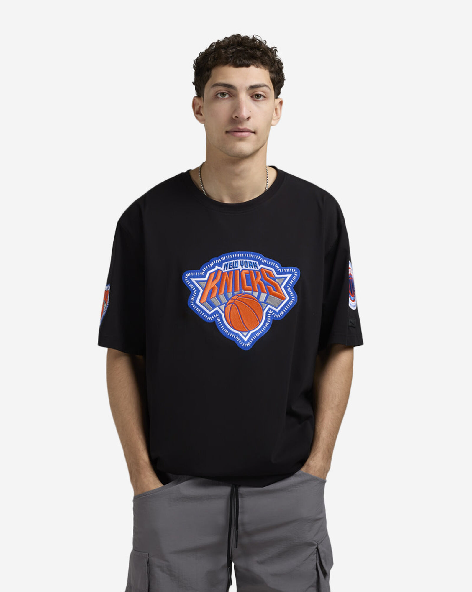 New York Knicks SS Tee Black