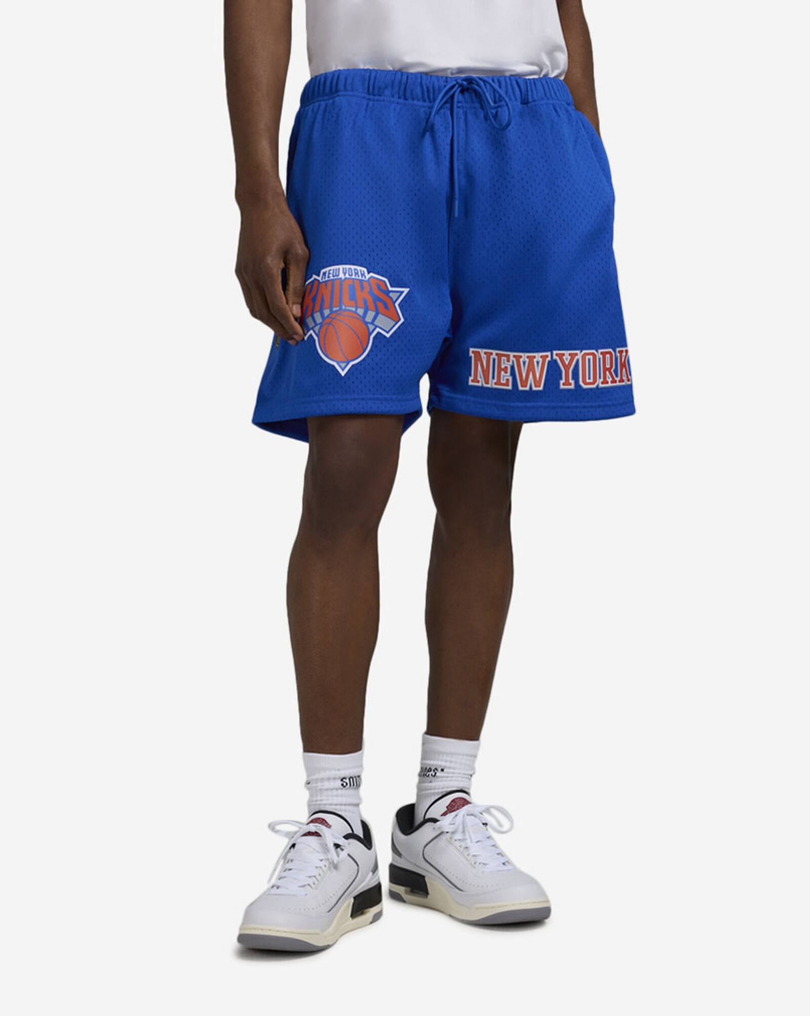 New York Knicks Mesh Shorts Blue | Red