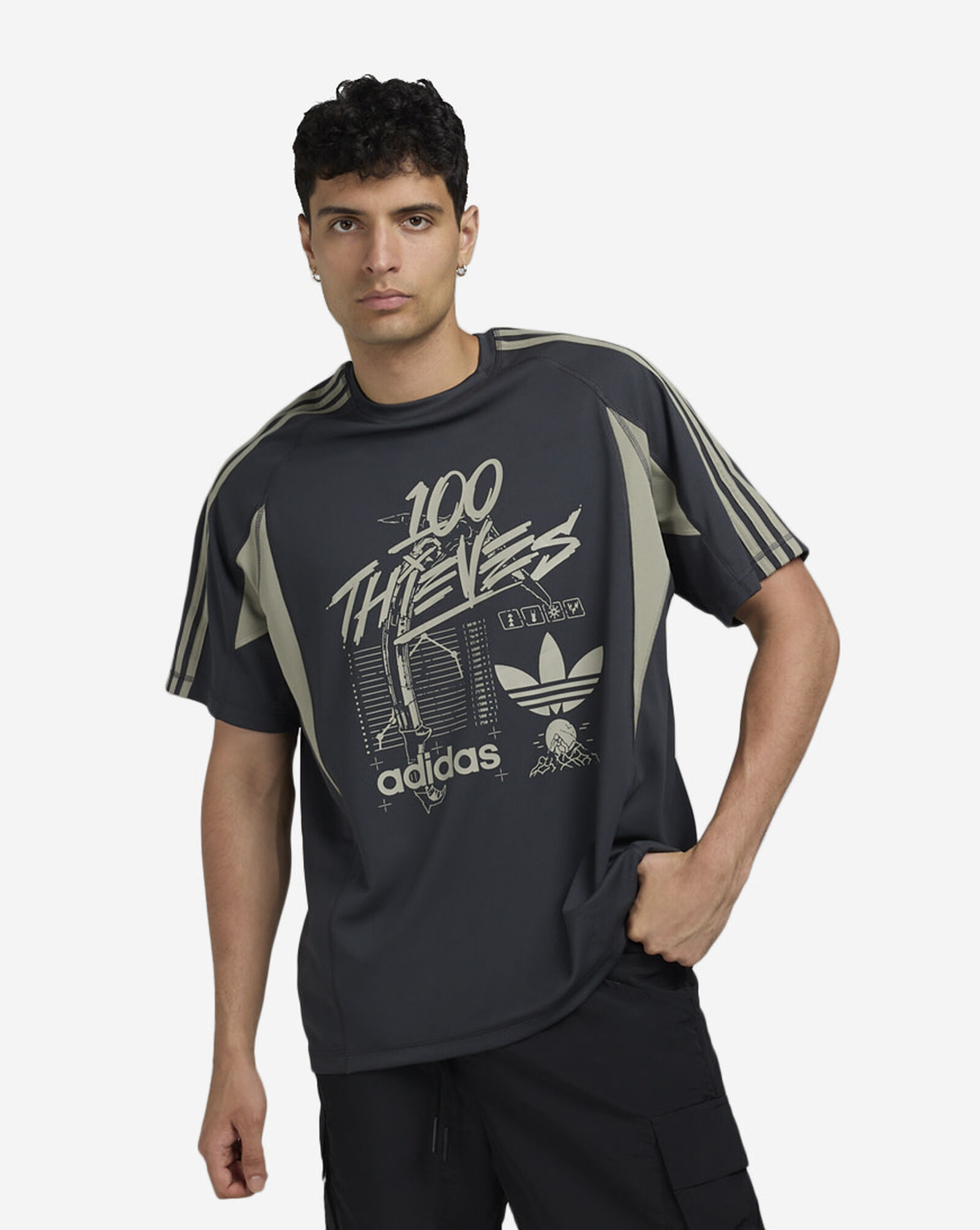 100 Thieves Tee Black | Olive