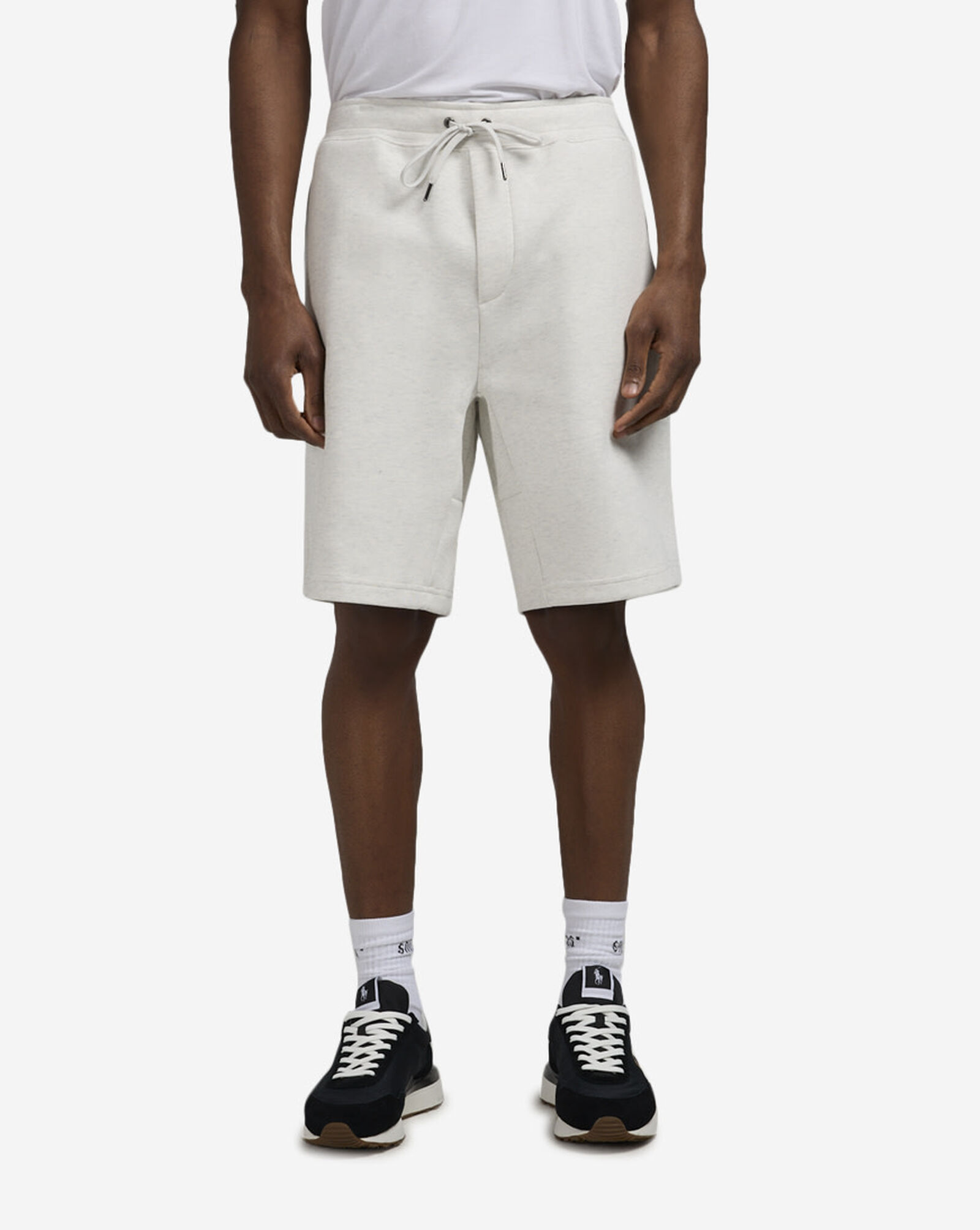 9-Inch Double-Knit Short Heather Grey