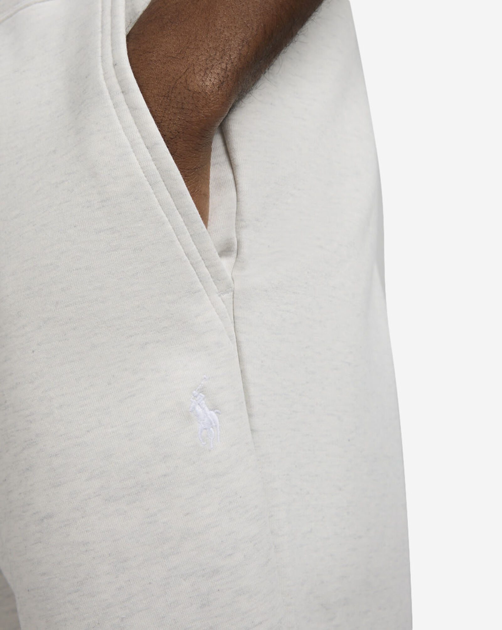 9-Inch Double-Knit Short Heather Grey