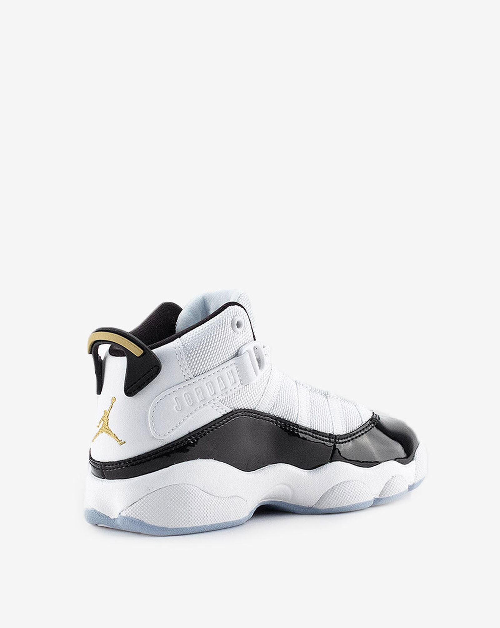 Preschool 6 Rings White | Black | Metallic Gold