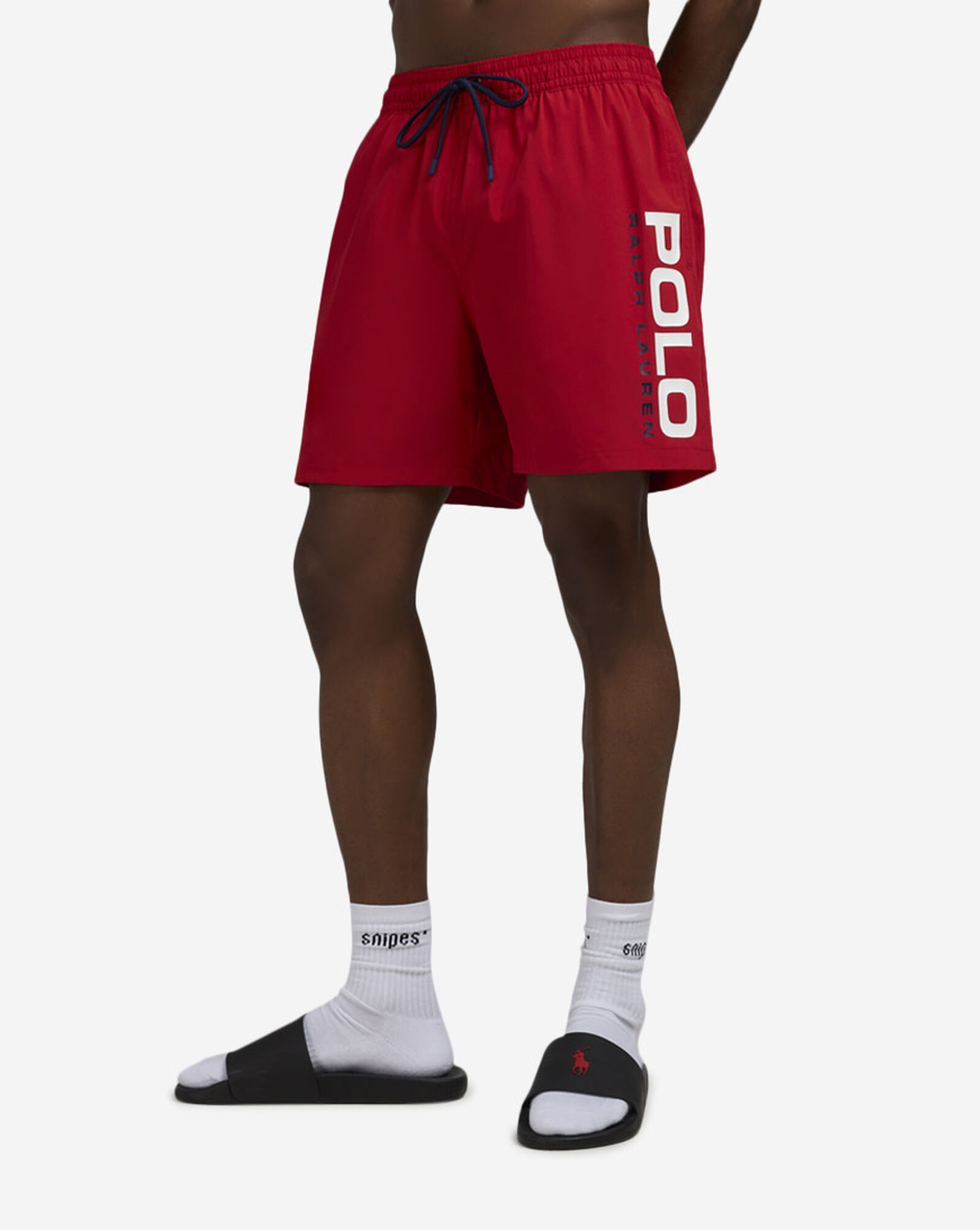 5.75-Inch Traveler Classic Swim Trunk RL 2000 Red