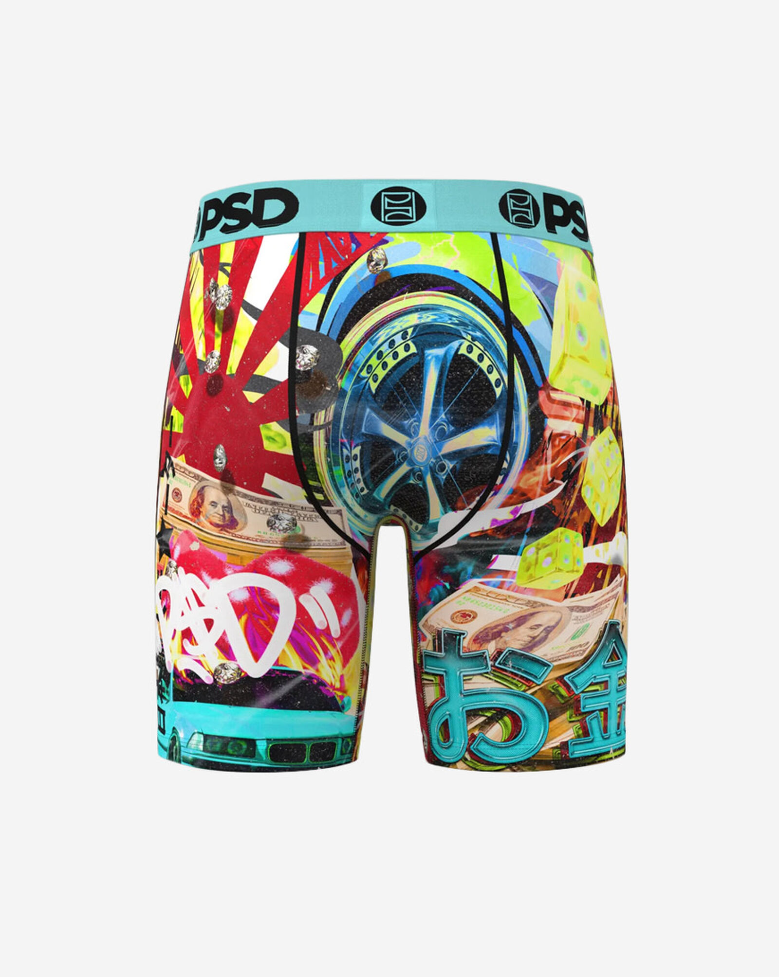 E-Brake Boxer Briefs Multi 4 E-Brake Boxer Briefs Multi