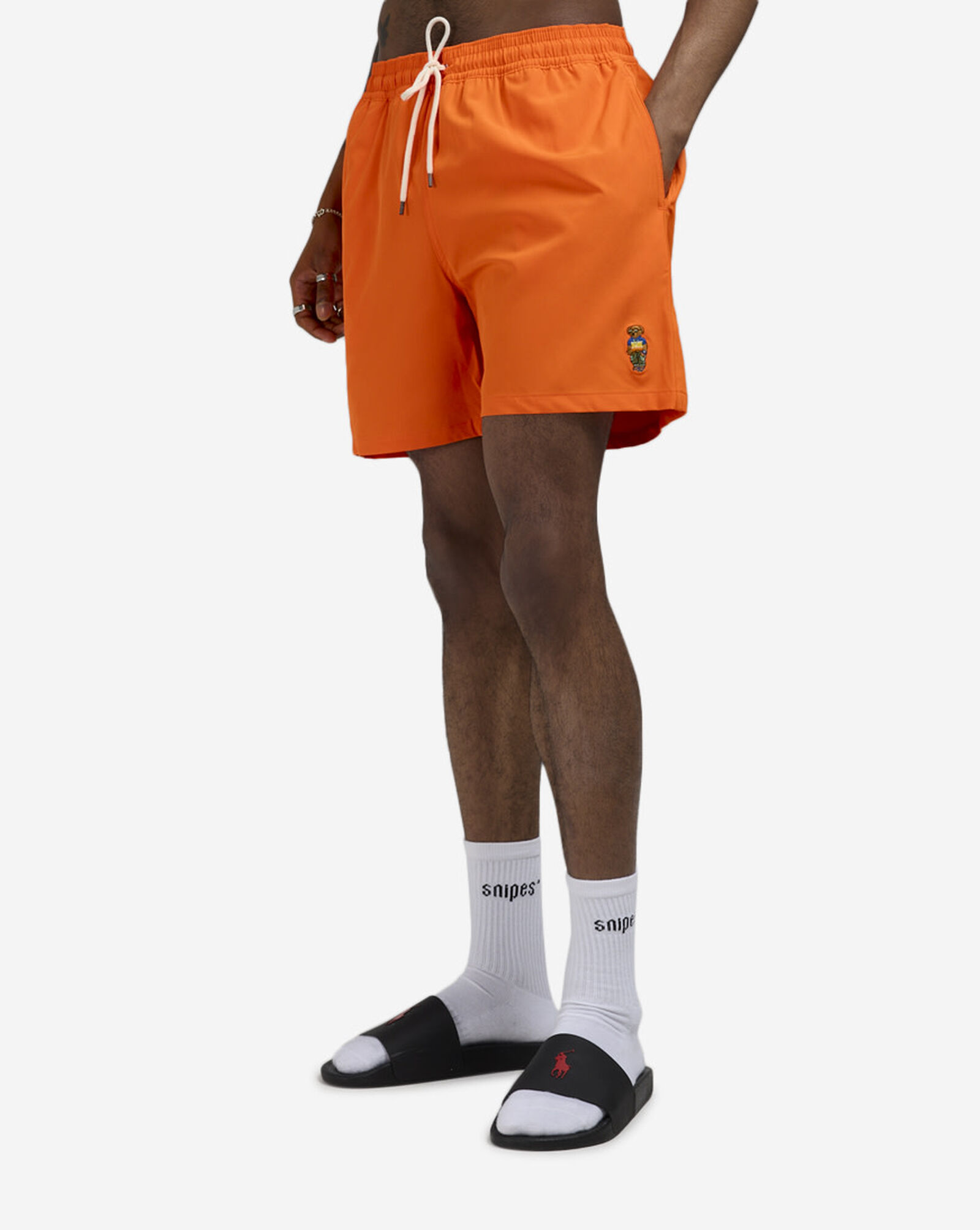 5.75-Inch Traveler Polo Bear Swim Trunk Sailing Orange