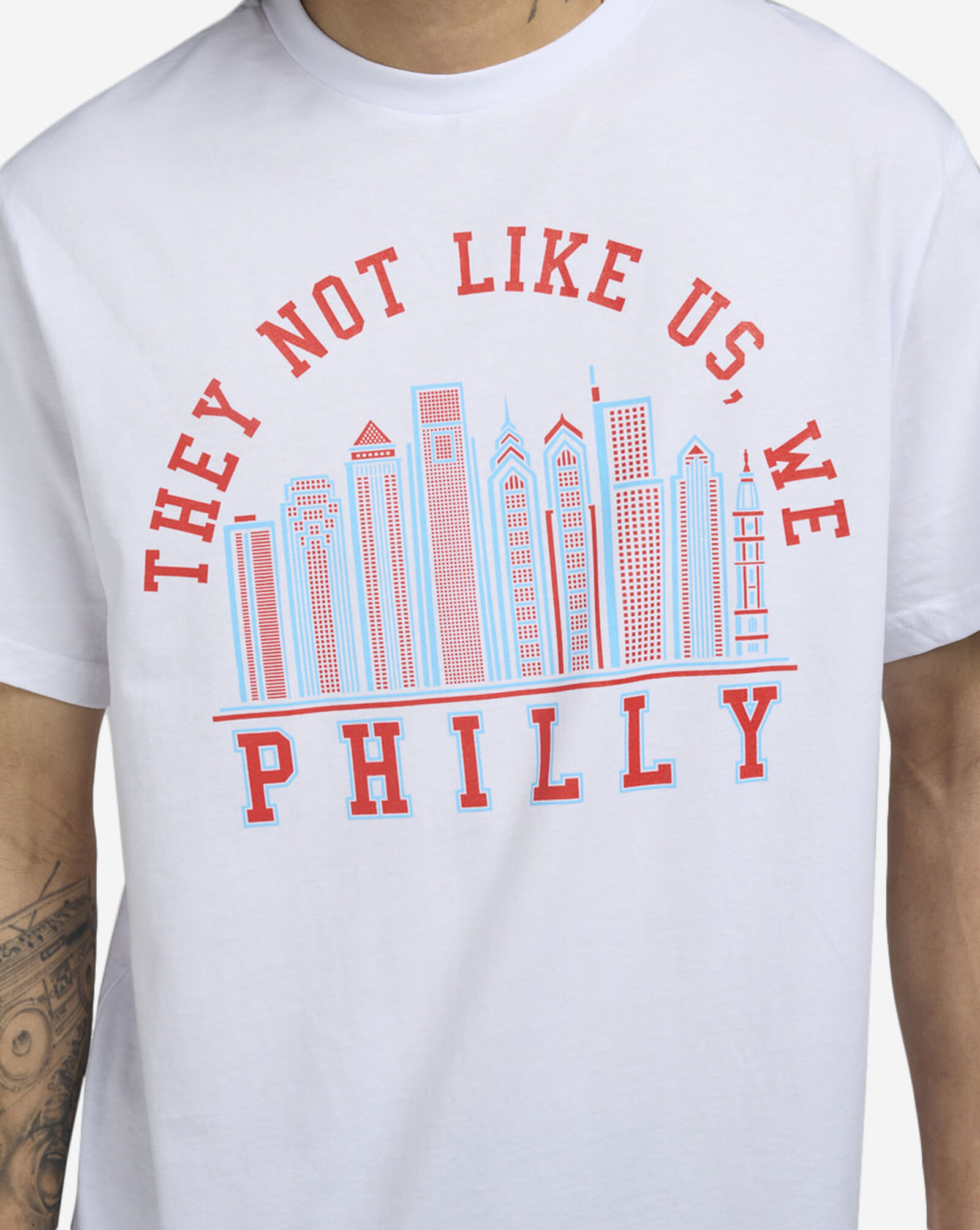 TNLU Philly Skyline Tee White 3 TNLU Philly Skyline Tee White