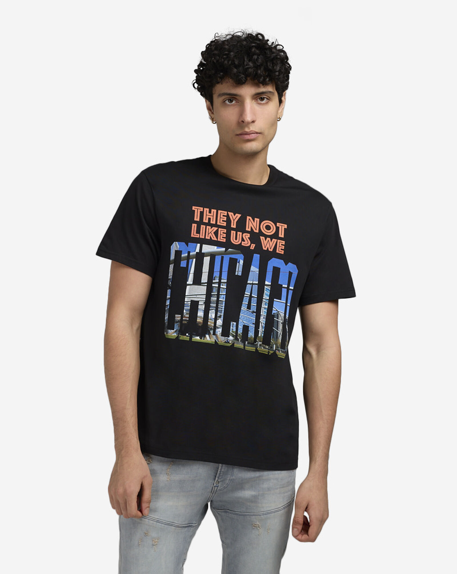 TNLU Chicago Photo Reel Tee  Black