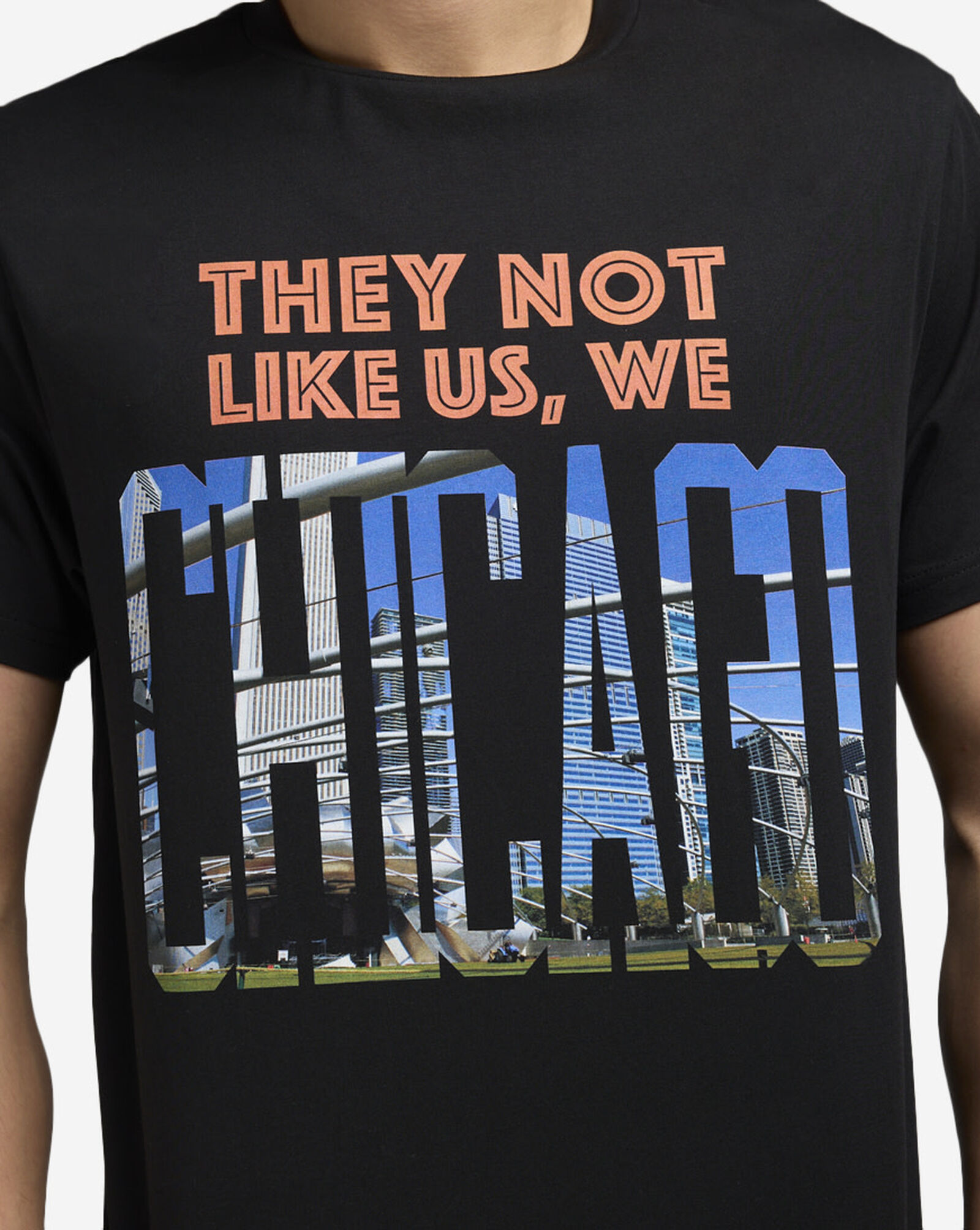 TNLU Chicago Photo Reel Tee  Black