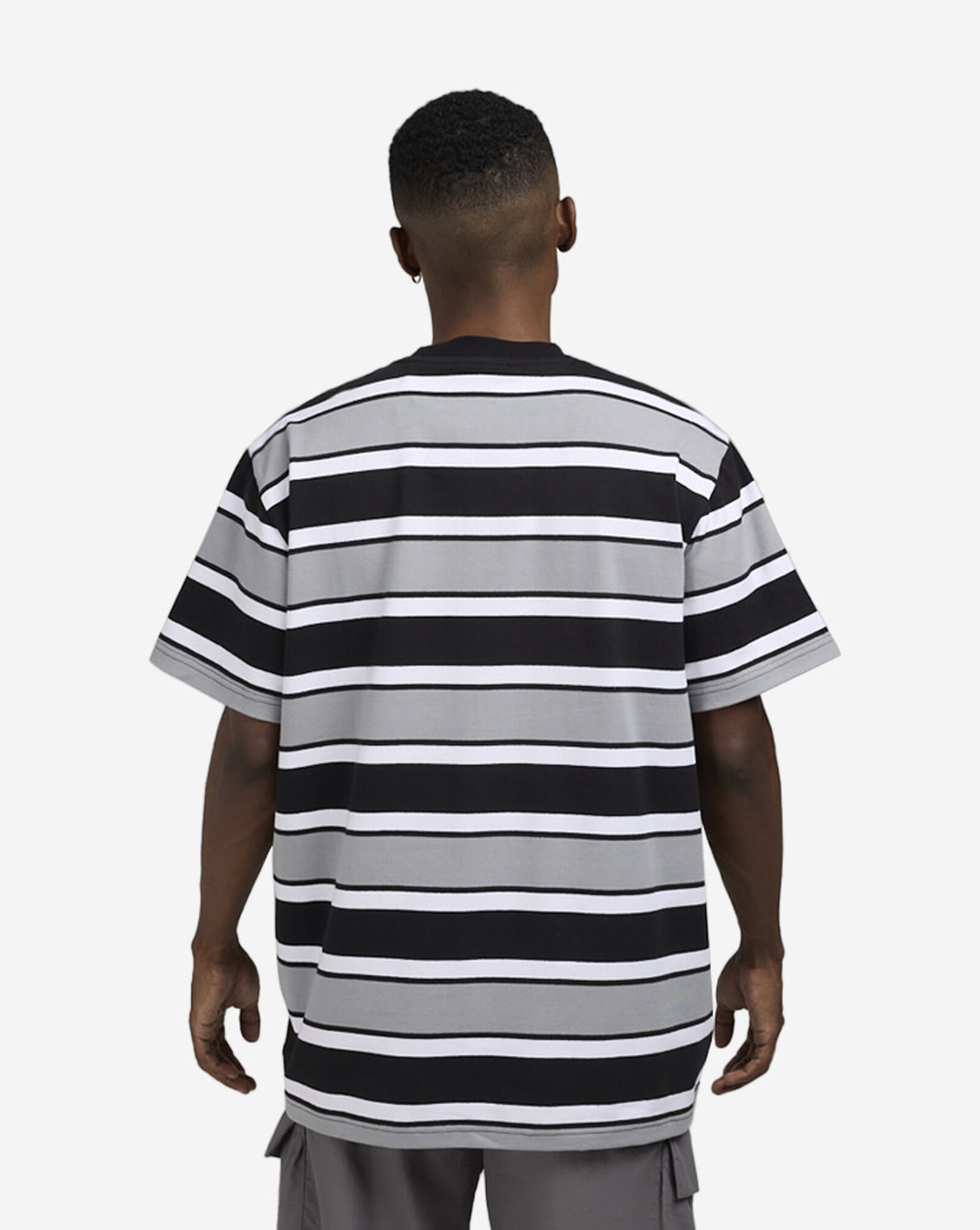 New York Yankees Striped T-Shirt Black