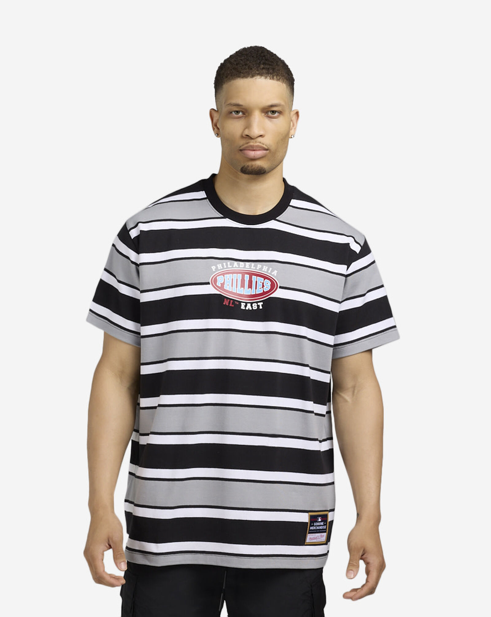 Philadelphia Phillies Striped T-Shirt Black
