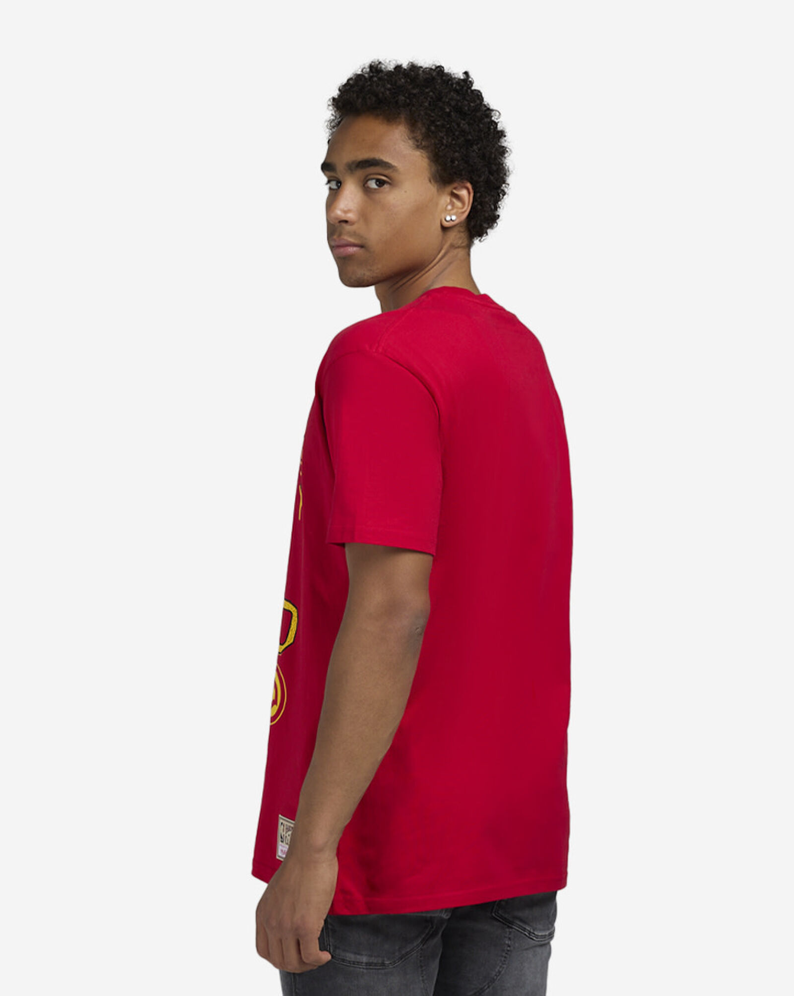 Atlanta Hawks Hardwood Classics Retro City T-Shirt Red