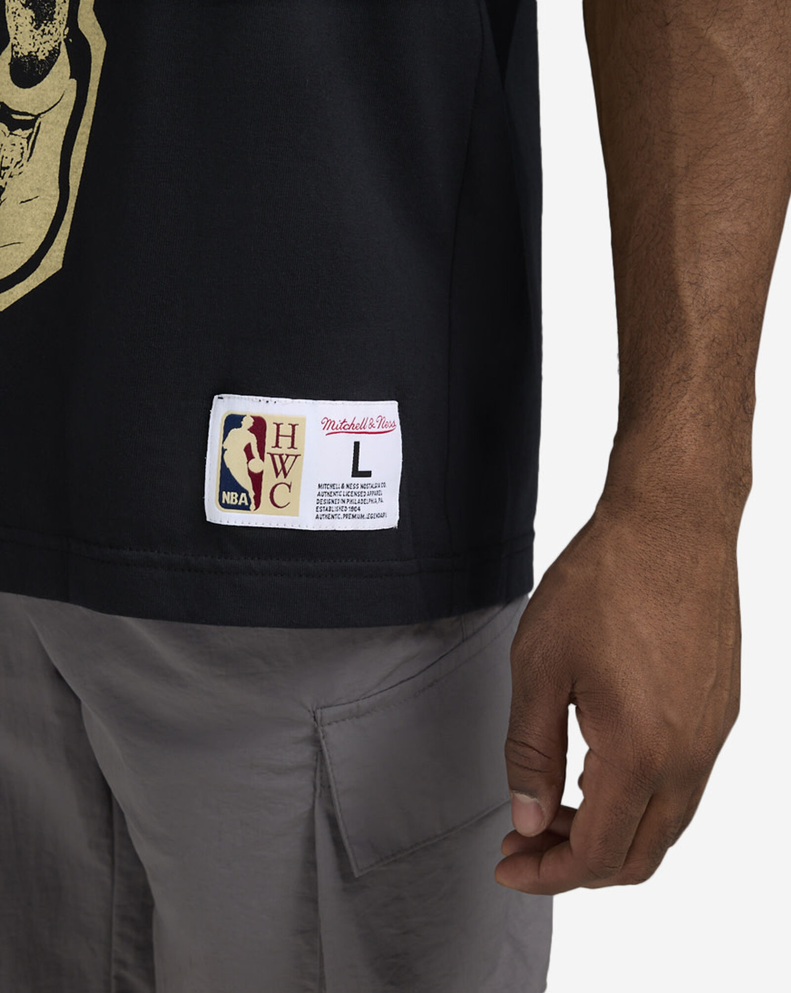 76ers Allen Iverson NBA Player Tee Black