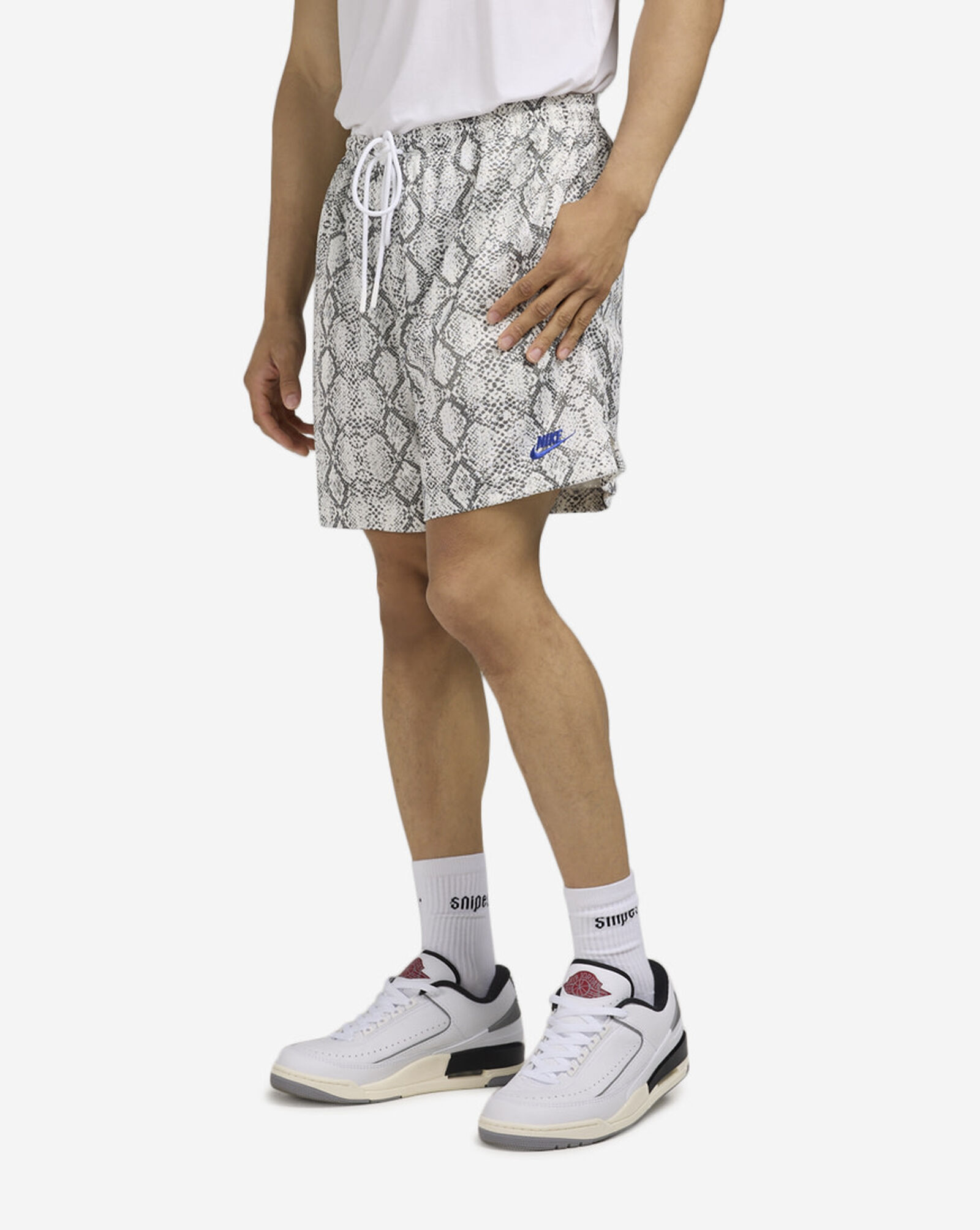 5\" Basketball Mesh Shorts Sail | White | Deep Night