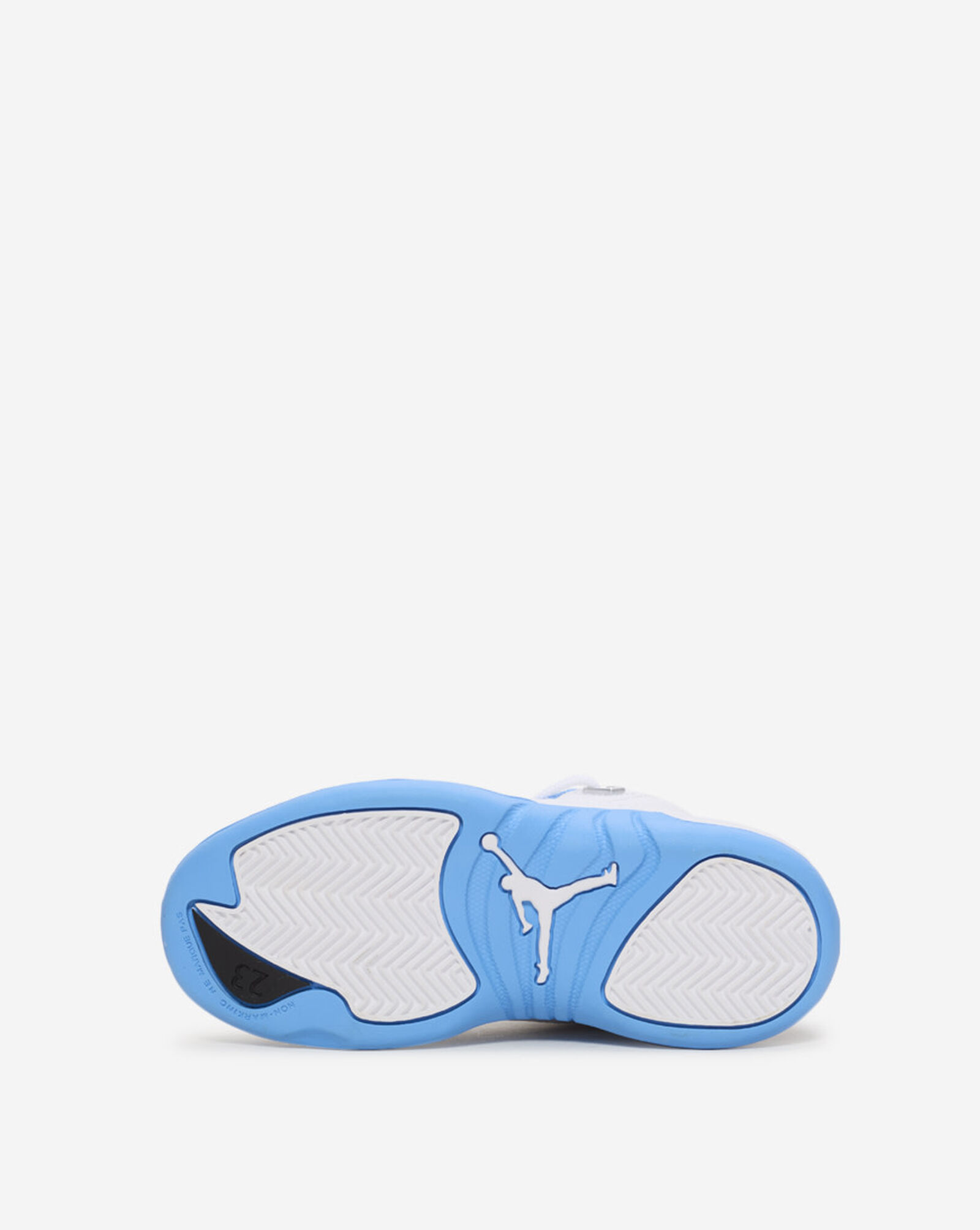 Little Kids' Air Jordan 12 Retro White | University Blue | Metallic Silver